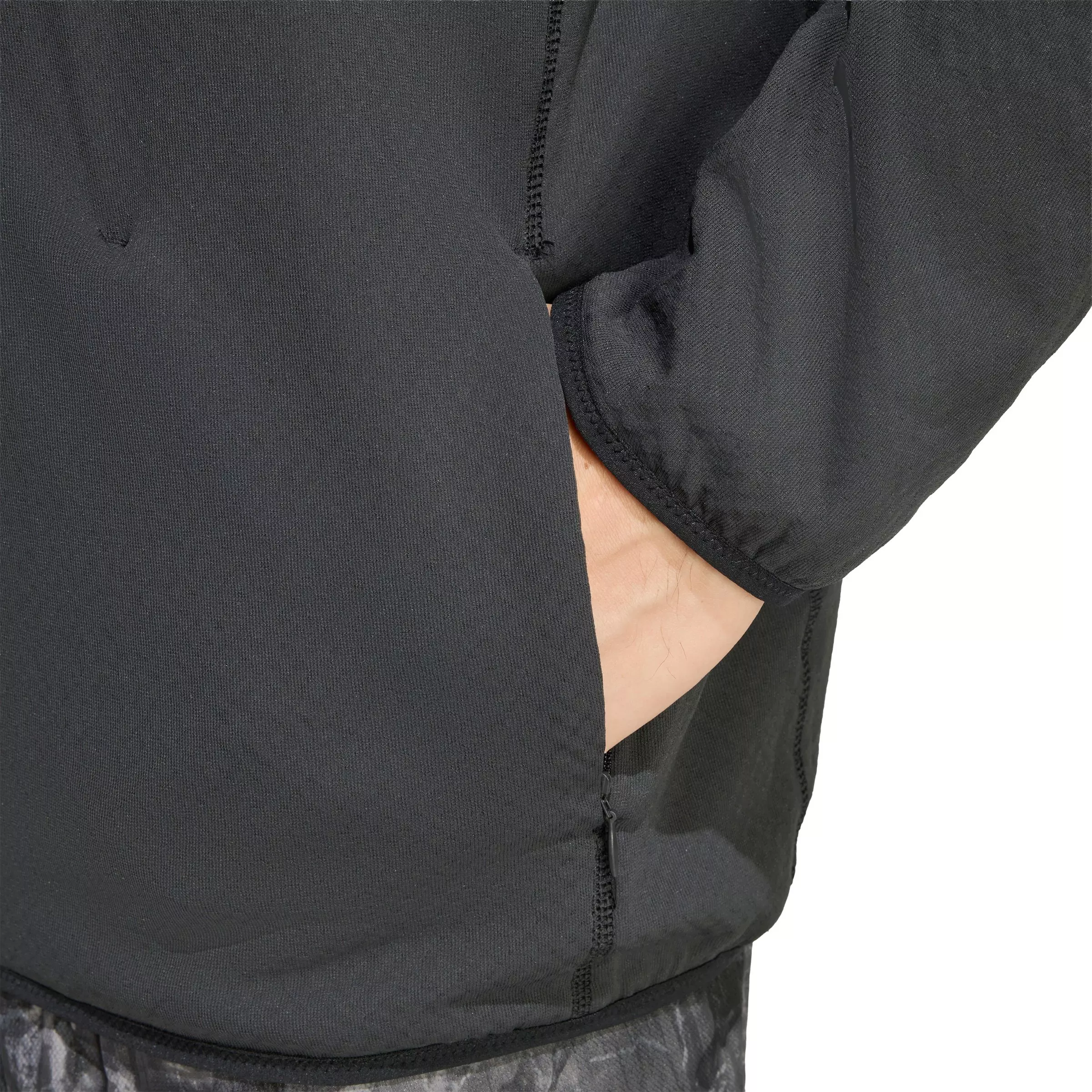 adidas Men's adi365 Fuzzy Knit Crew - Black - BLACK