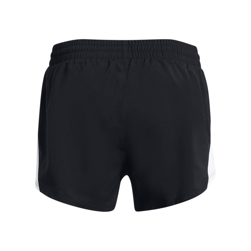 Under Armour Fly-By 3" Big Girls' Black Shorts