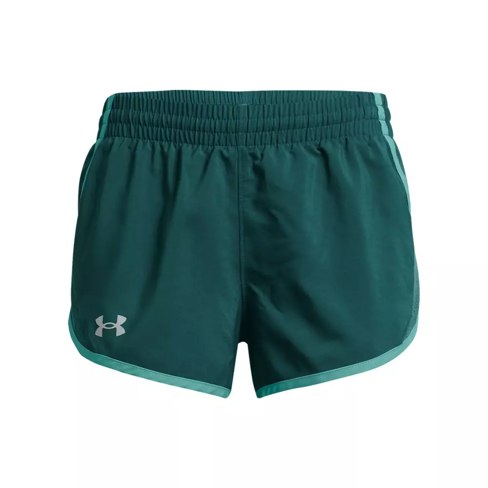 Under Armour Big Girls' Fly-By 3" Shorts -Teal - TEAL