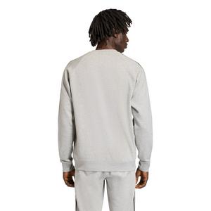 adidas Originals Men's 3-Stripes Crewneck Sweatshirt - Grey