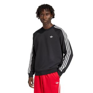 adidas Originals Men's 3-Stripes Crewneck Sweatshirt - Black