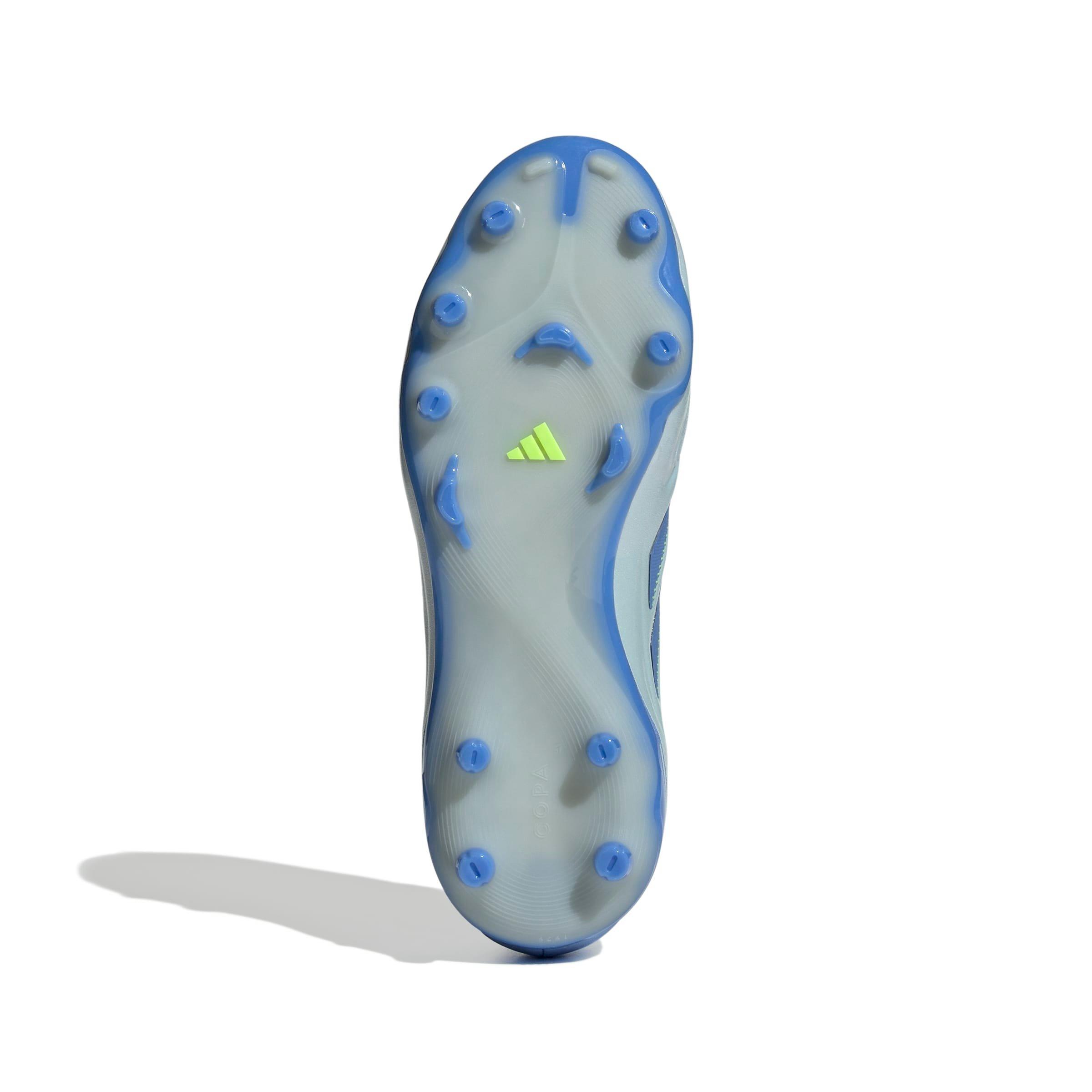 adidas Copa Pure 3 Elite MG Preschool Kids' "Halo Blue/Blue Fusion/Lucid Lemon" Soccer Cleat