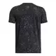Under Armour Big Boys' Sportstyle Logo Printed Short Sleeve​ T-Shirt -Black/Grey - GREY/BLACK Thumbnail View 2