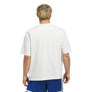 adidas Men's World Wide Hoops Global Basketball T-Shirt - Cream