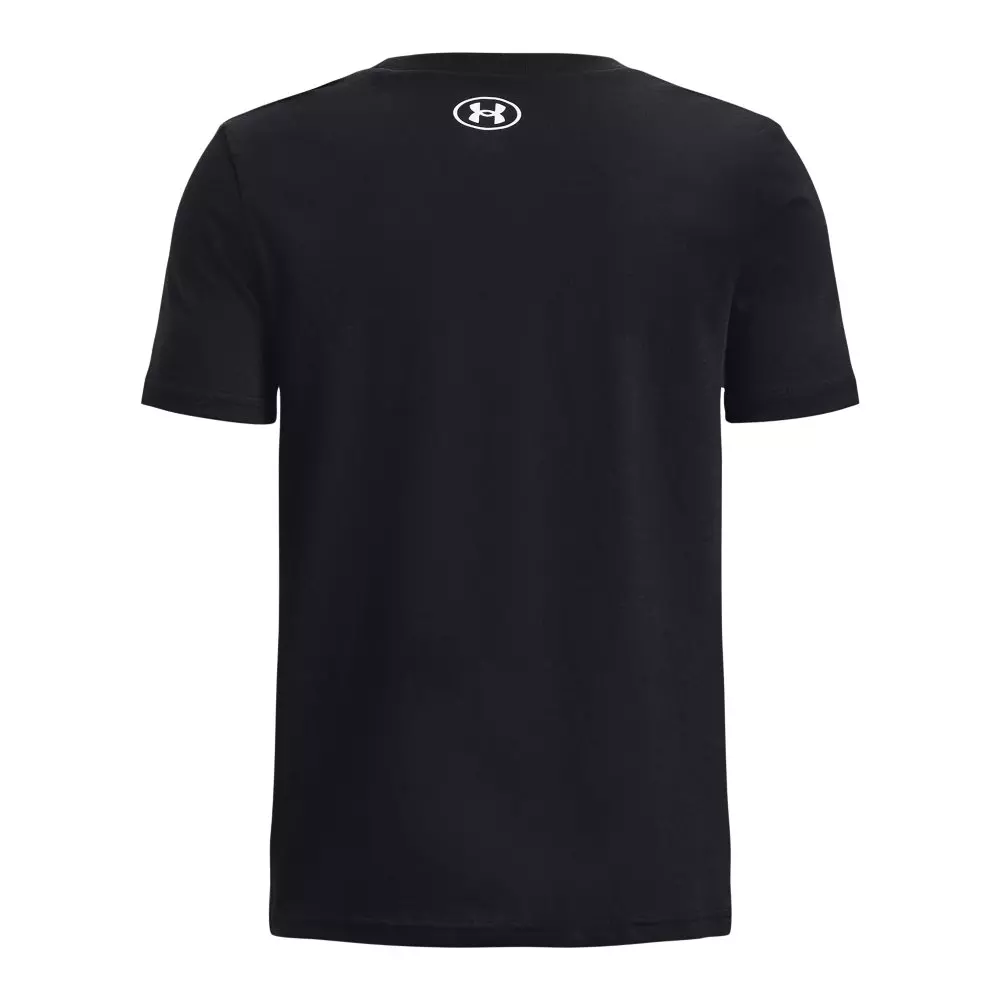Under Armour Big Boys' Box Logo Camo Short Sleeve Shirt - Black - BLACK