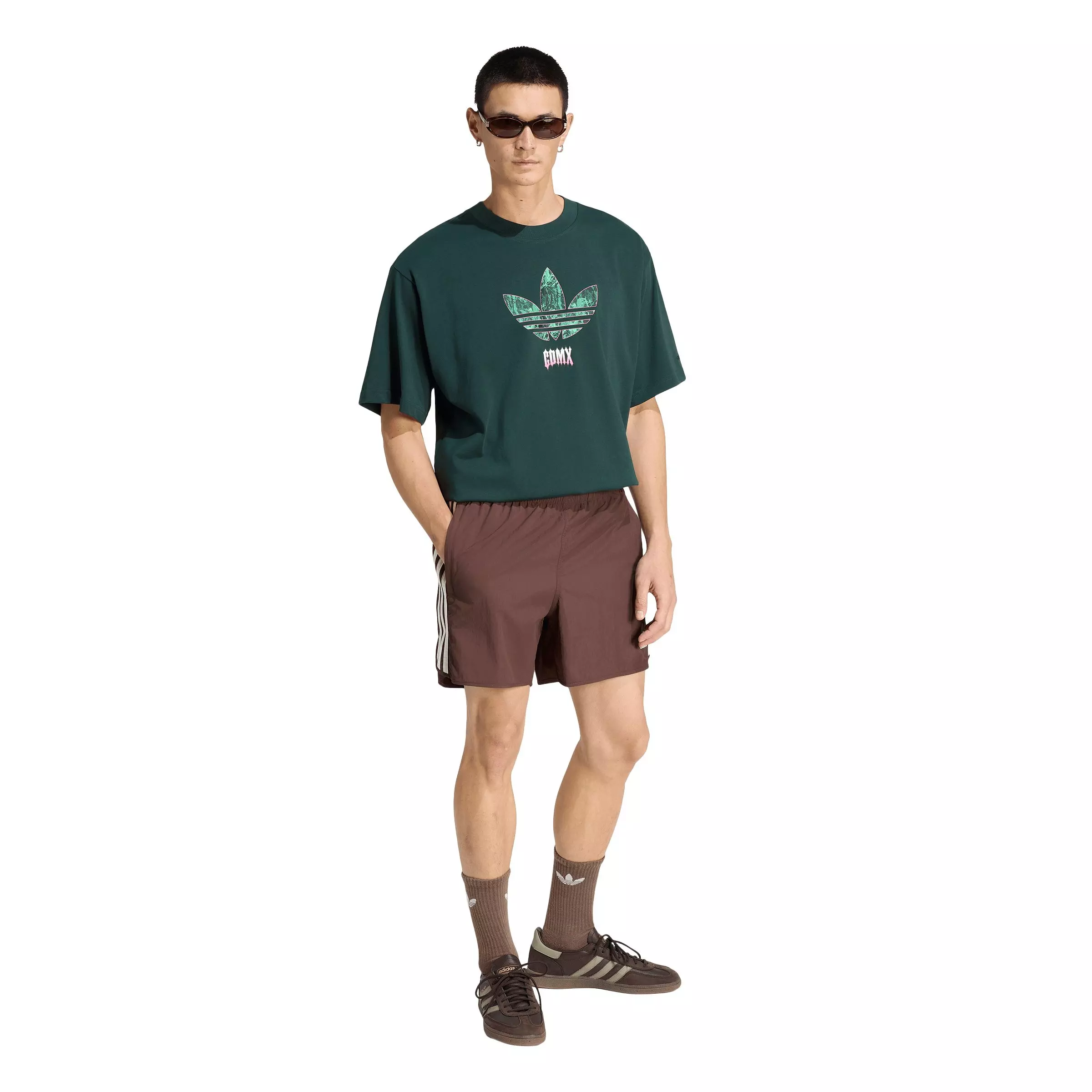 adidas Originals Men's FIFA World Cup 26&trade; Host City Mexico City T-Shirt - Green/Black - GREEN/BLACK