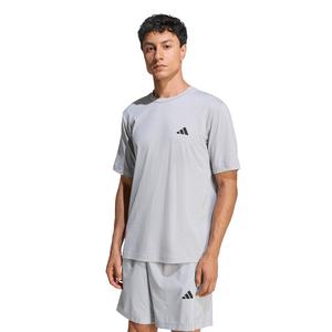 adidas Men's Workout Essentials FeelReady T-Shirt - Silver