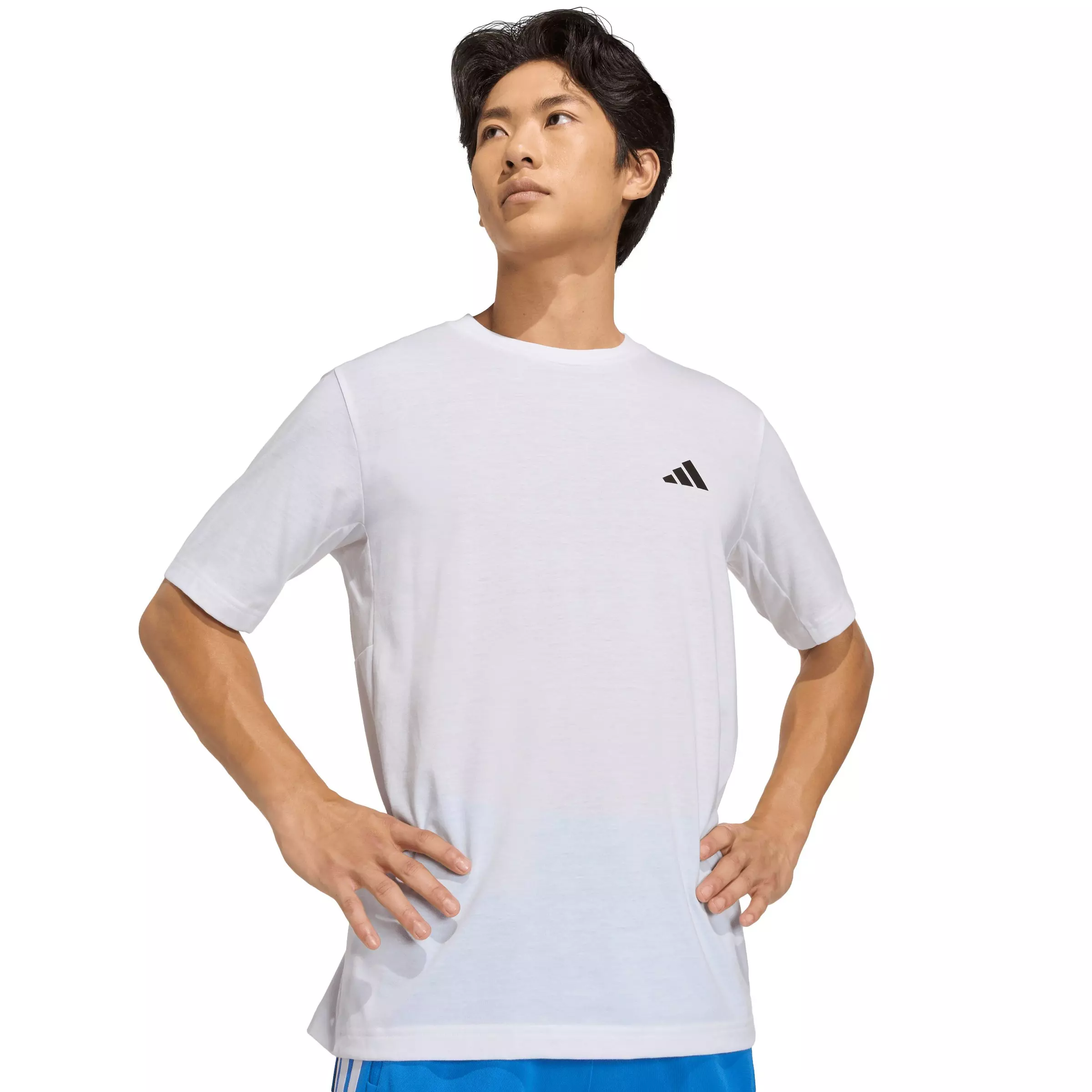 adidas Men's Workout Essentials FeelReady T-Shirt - White - WHITE