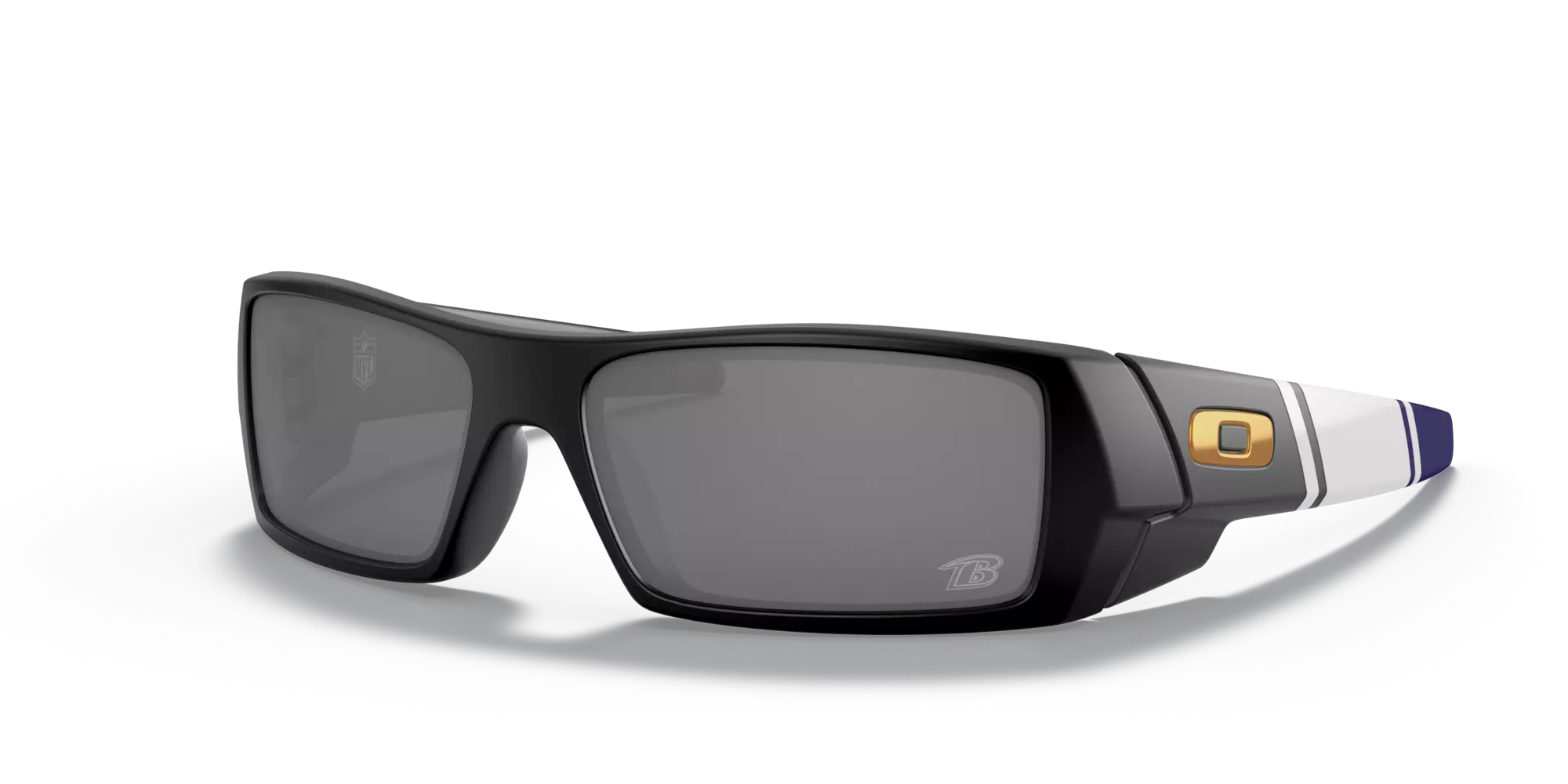 Oakley Baltimore Ravens Gascan Sunglasses - MATTE BLACK