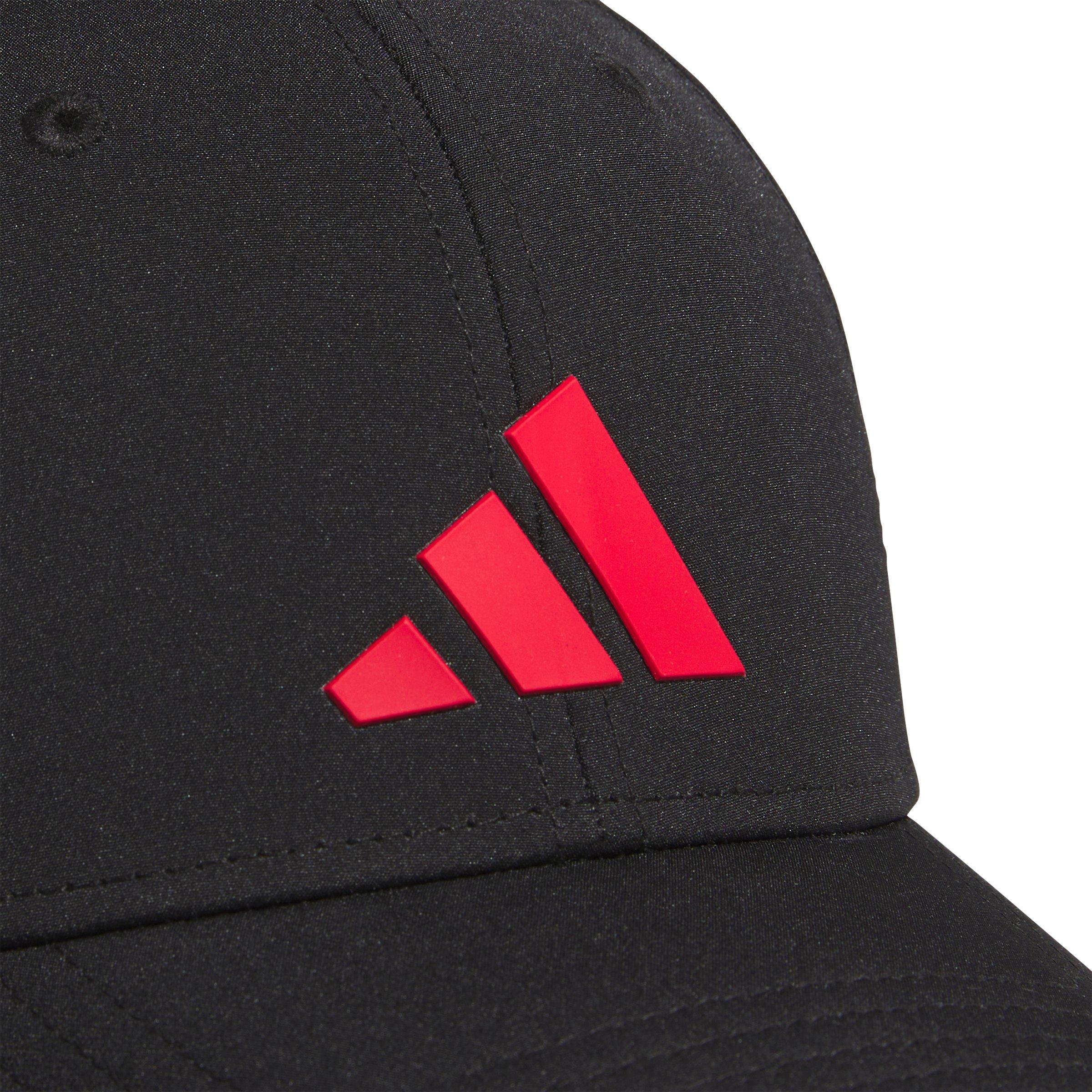 adidas Kids' Game Day Black/Red Snapback Cap