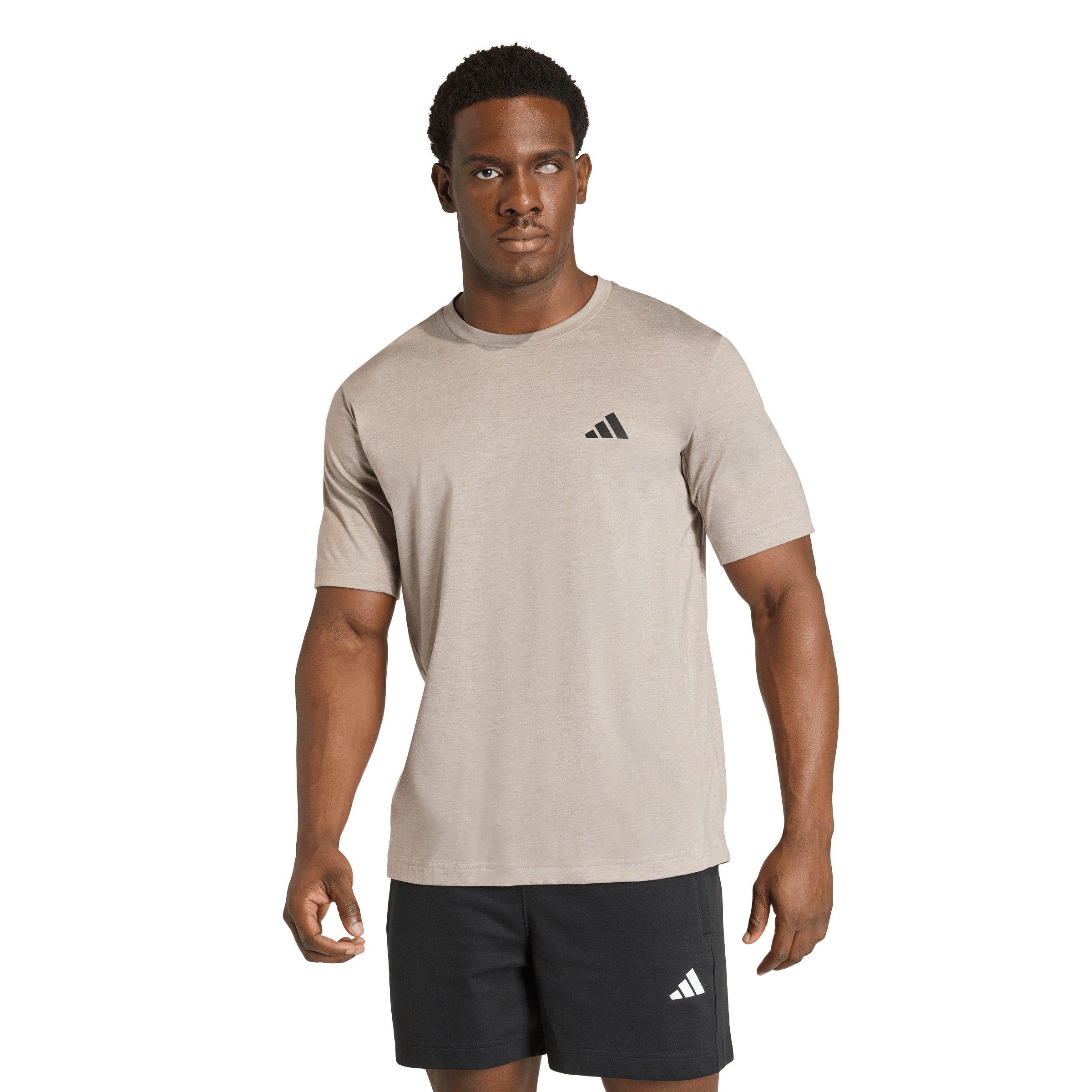 adidas Men's Workout Essentials FeelReady T-Shirt - Grey - GREY Thumbnail View 1