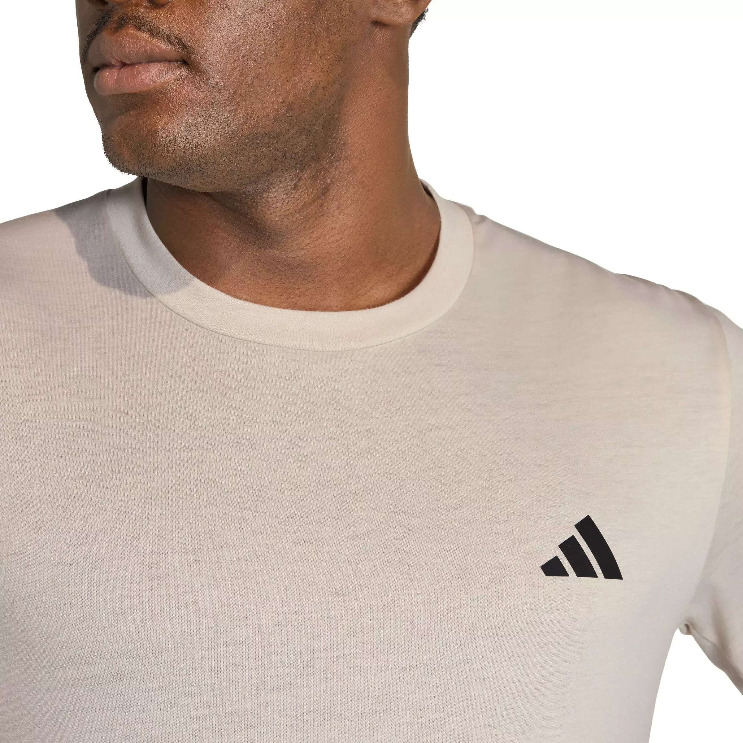 adidas Men's Workout Essentials FeelReady T-Shirt - Grey - GREY