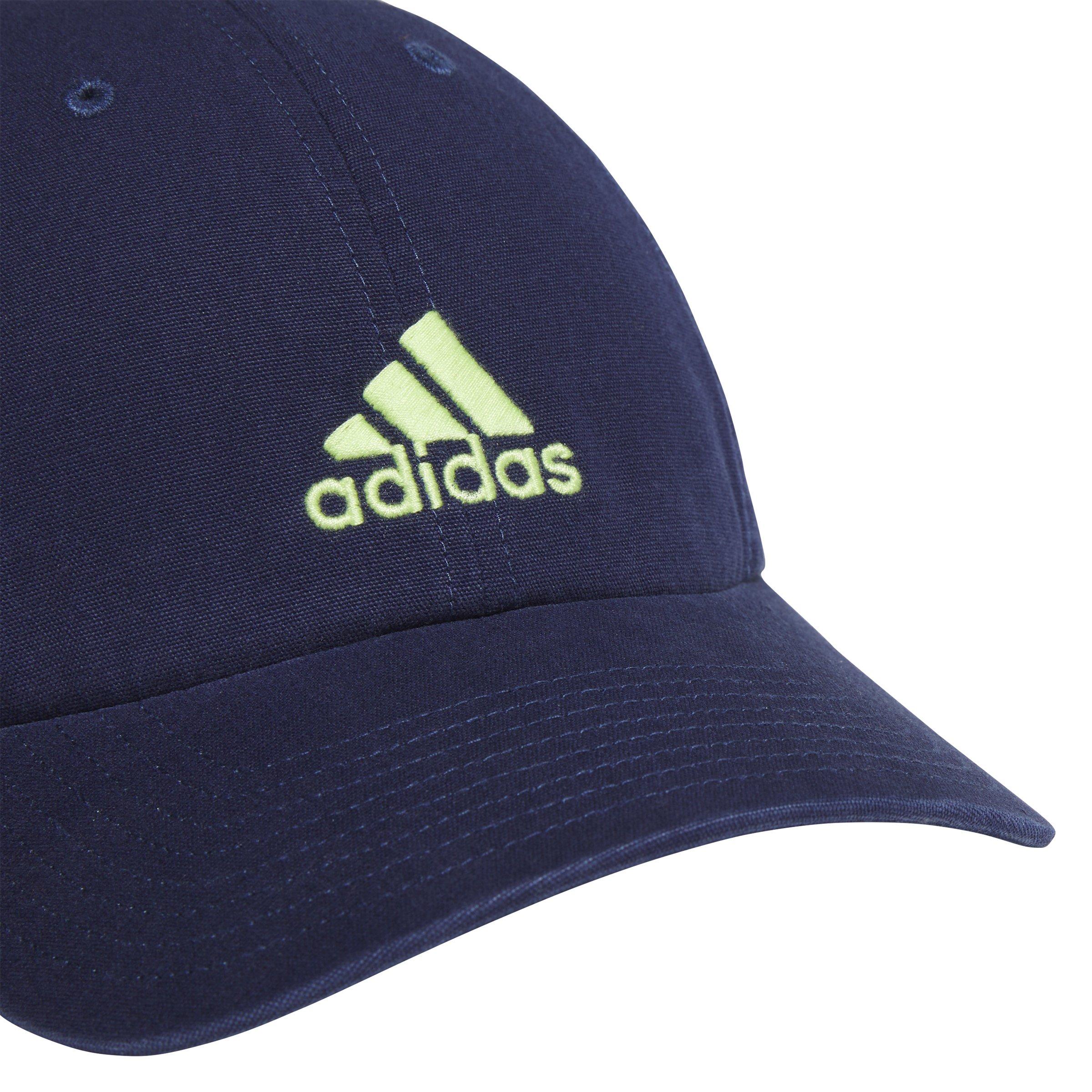 adidas Kids' Ultimate Navy/Lime Hat
