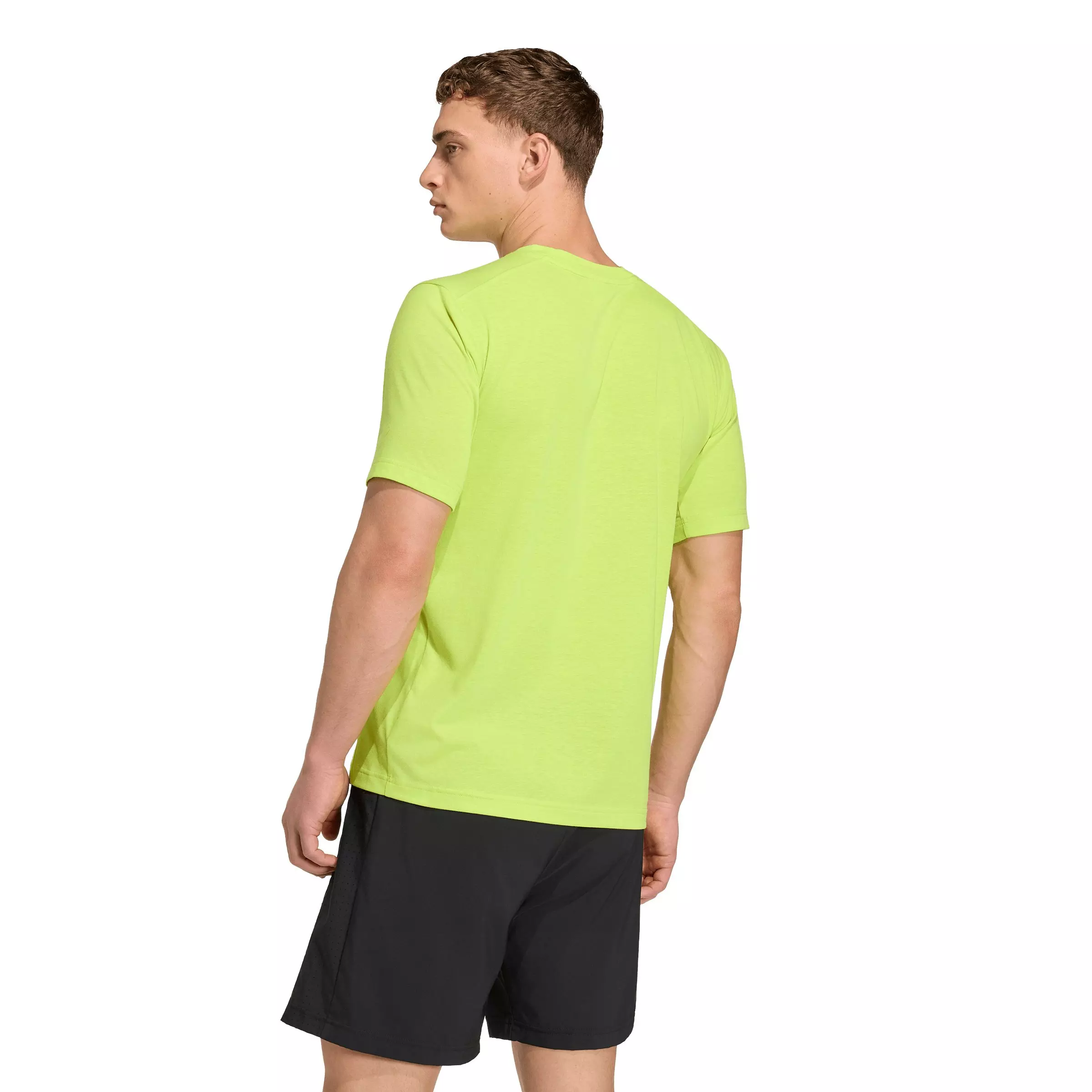 adidas Men's Workout Essentials FeelReady T-Shirt - Yellow - YELLOW