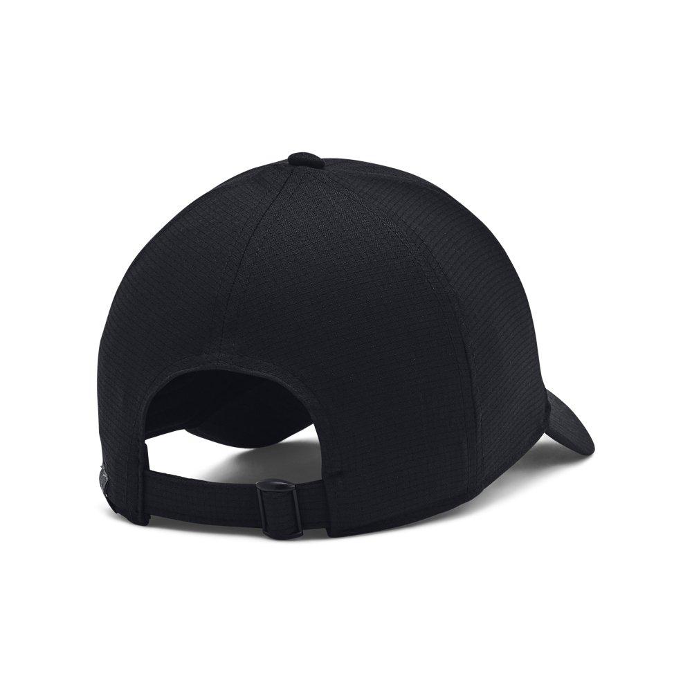 Under Armour Men's ArmourVent Adjustable Cap - Black - BLACK Thumbnail View 2