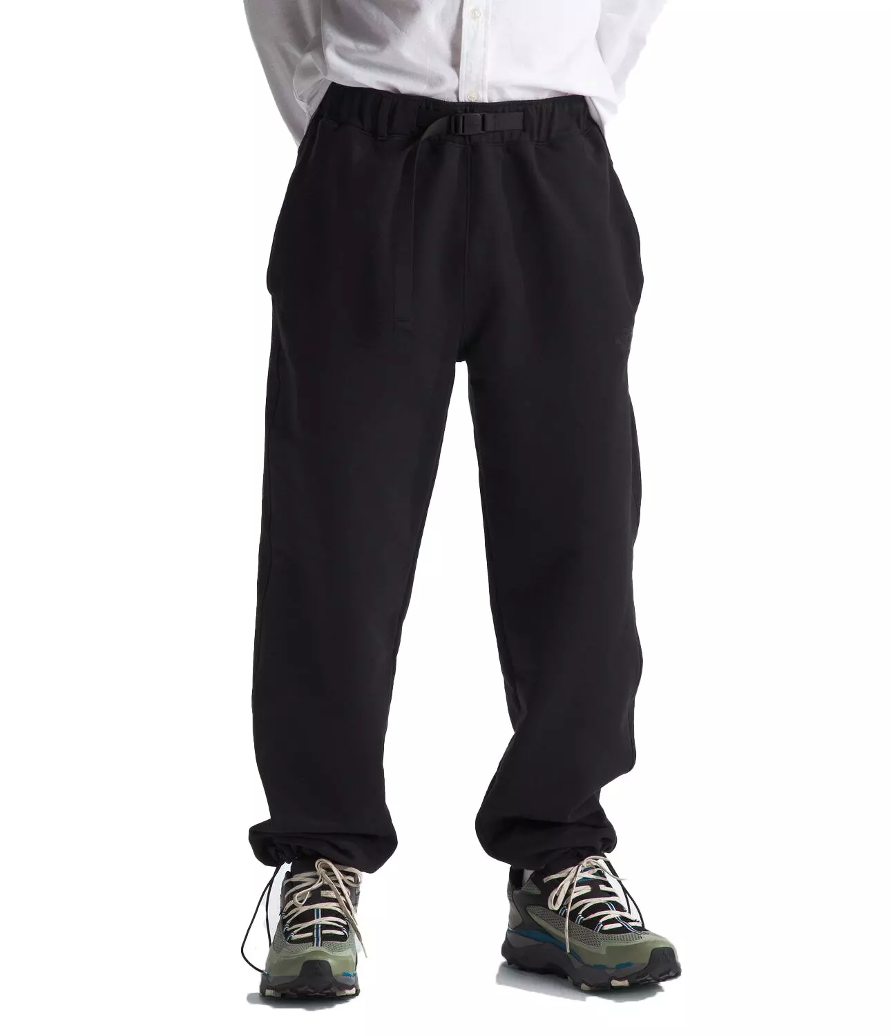 The North Face Men's AXYS Belted Sweatpants -Black - BLACK