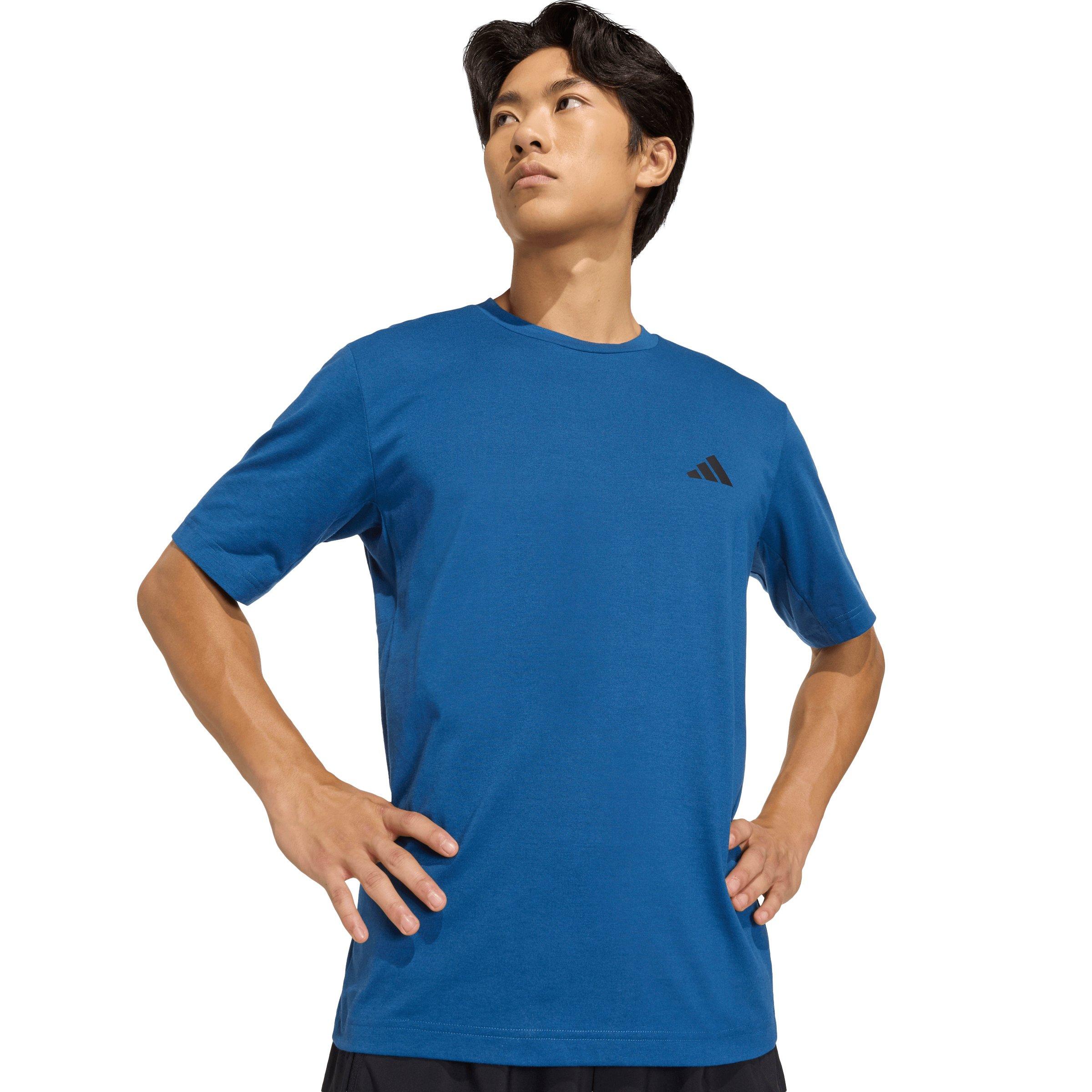 adidas Men's Workout Essentials FeelReady T-Shirt - Royal - ROYAL Thumbnail View 3