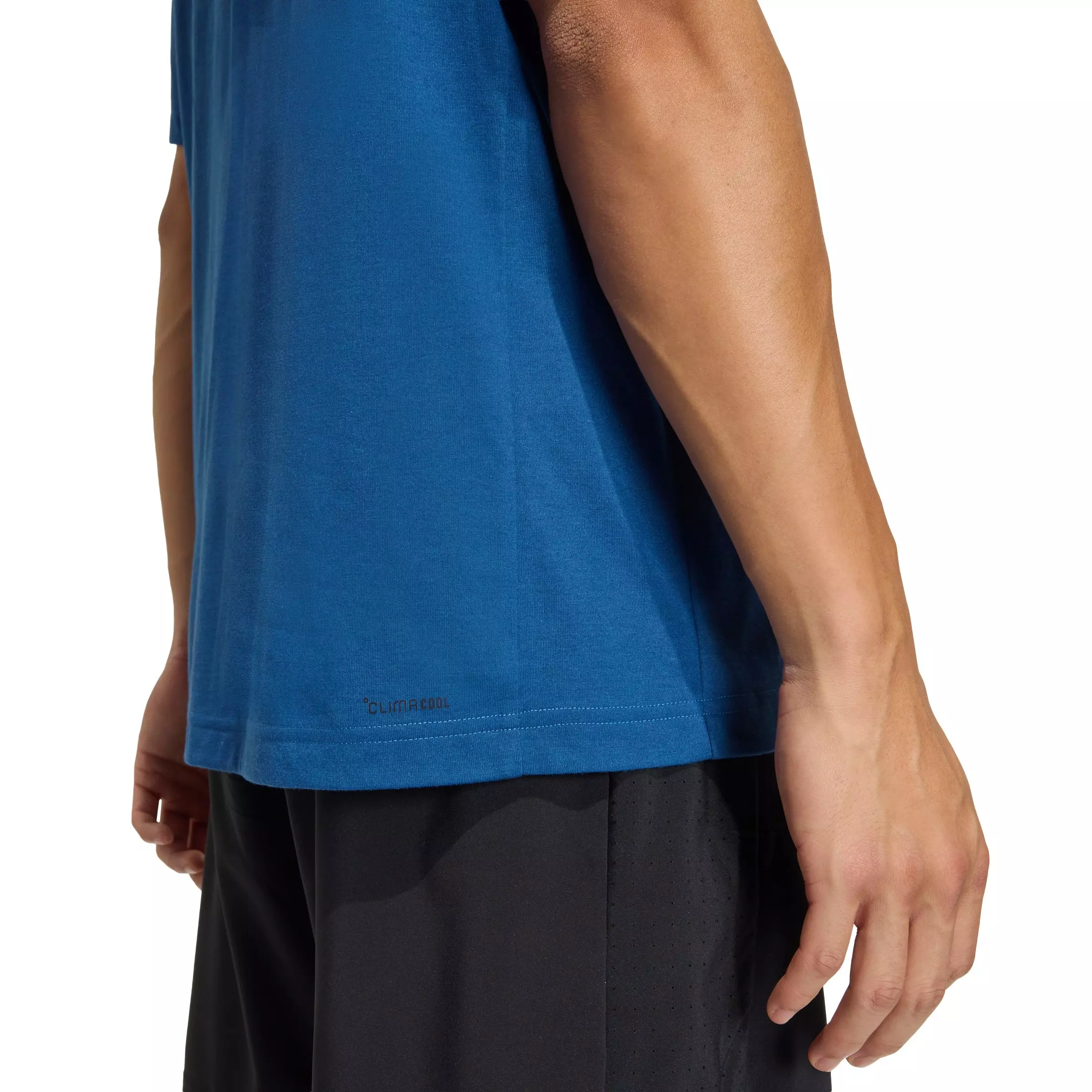 adidas Men's Workout Essentials FeelReady T-Shirt - Royal - ROYAL