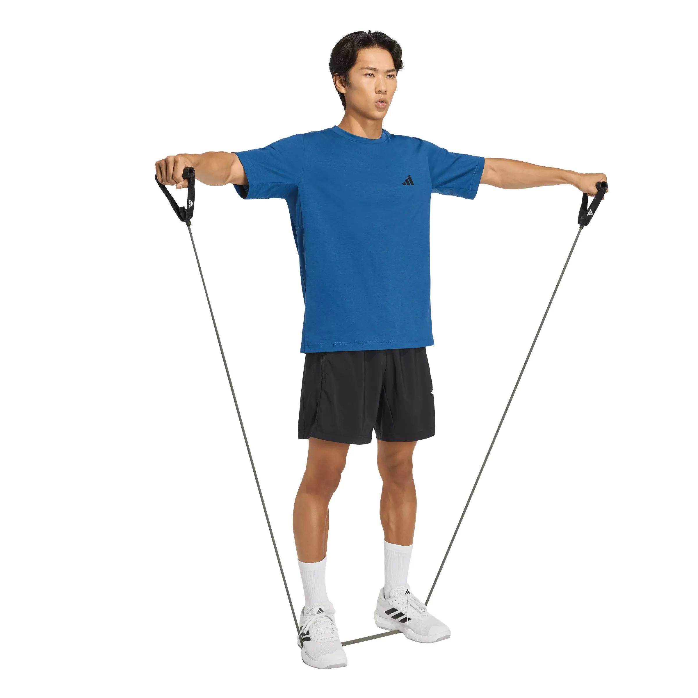 adidas Men's Workout Essentials FeelReady T-Shirt - Royal - ROYAL