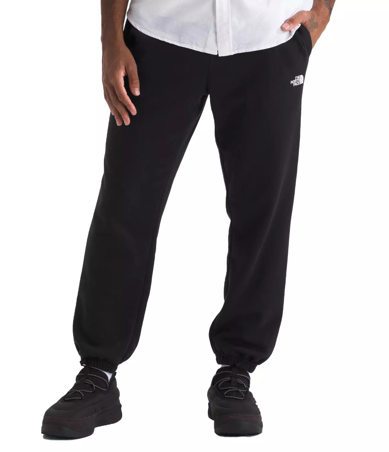 The North Face Men's Core Sweatpants -Black/White - BLACK/WHITE