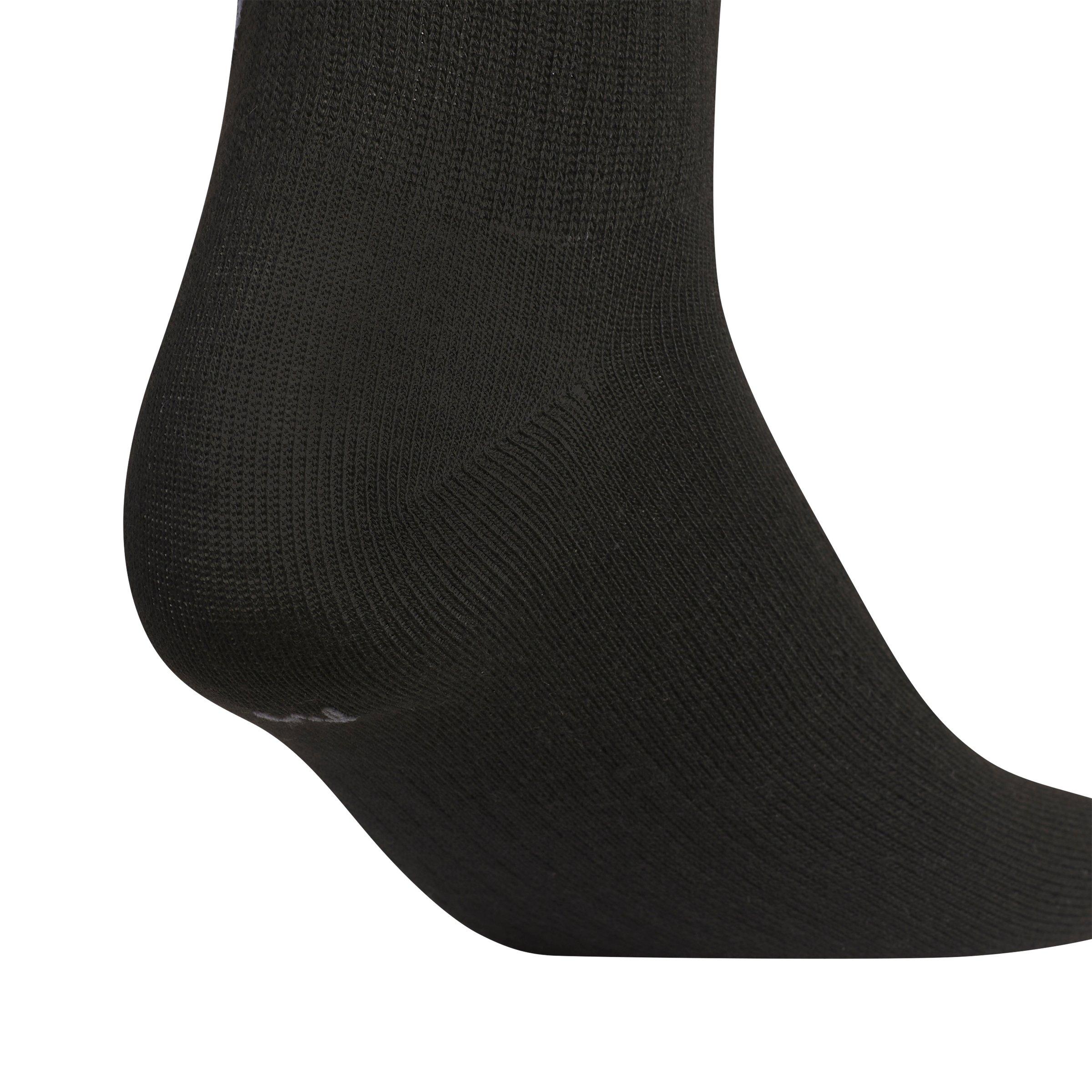 adidas Kids' Superlite Classic 6-Pack Quarter Black Socks