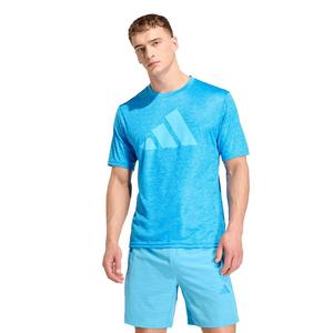 adidas Men's Workout Essentials Brandlove T-Shirt - Blue