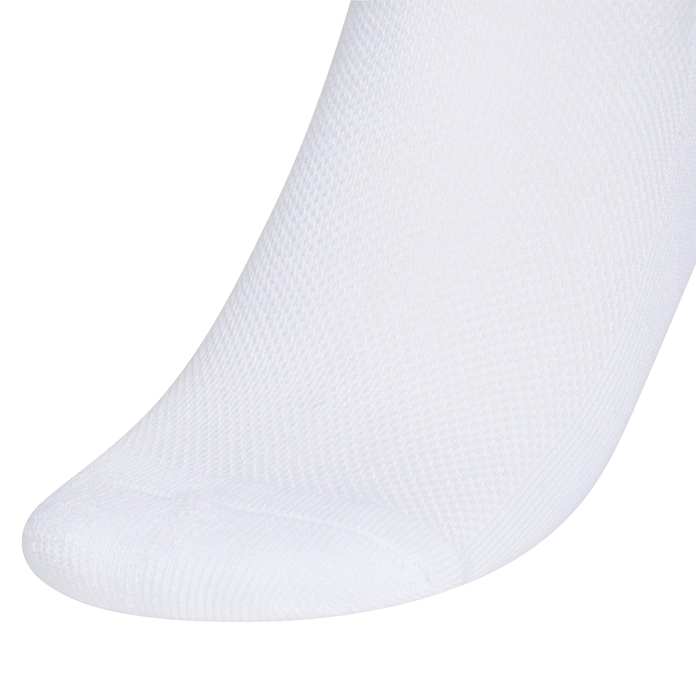 adidas Kids' Cushioned Mixed 2.0 6-Pack White/Black Crew Socks