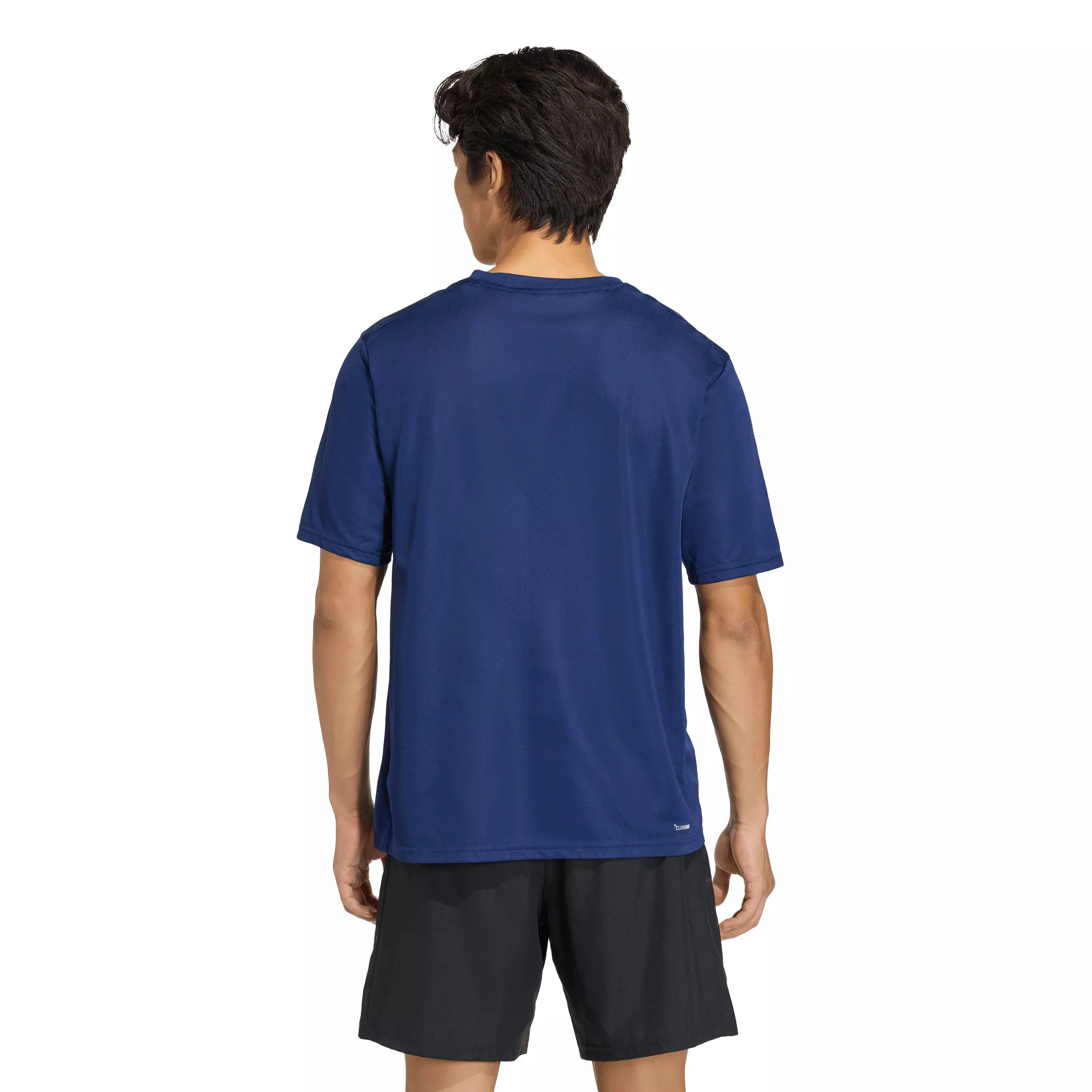 adidas Men's Workout Essentials Base T-Shirt - Dark Blue - DARK BLUE