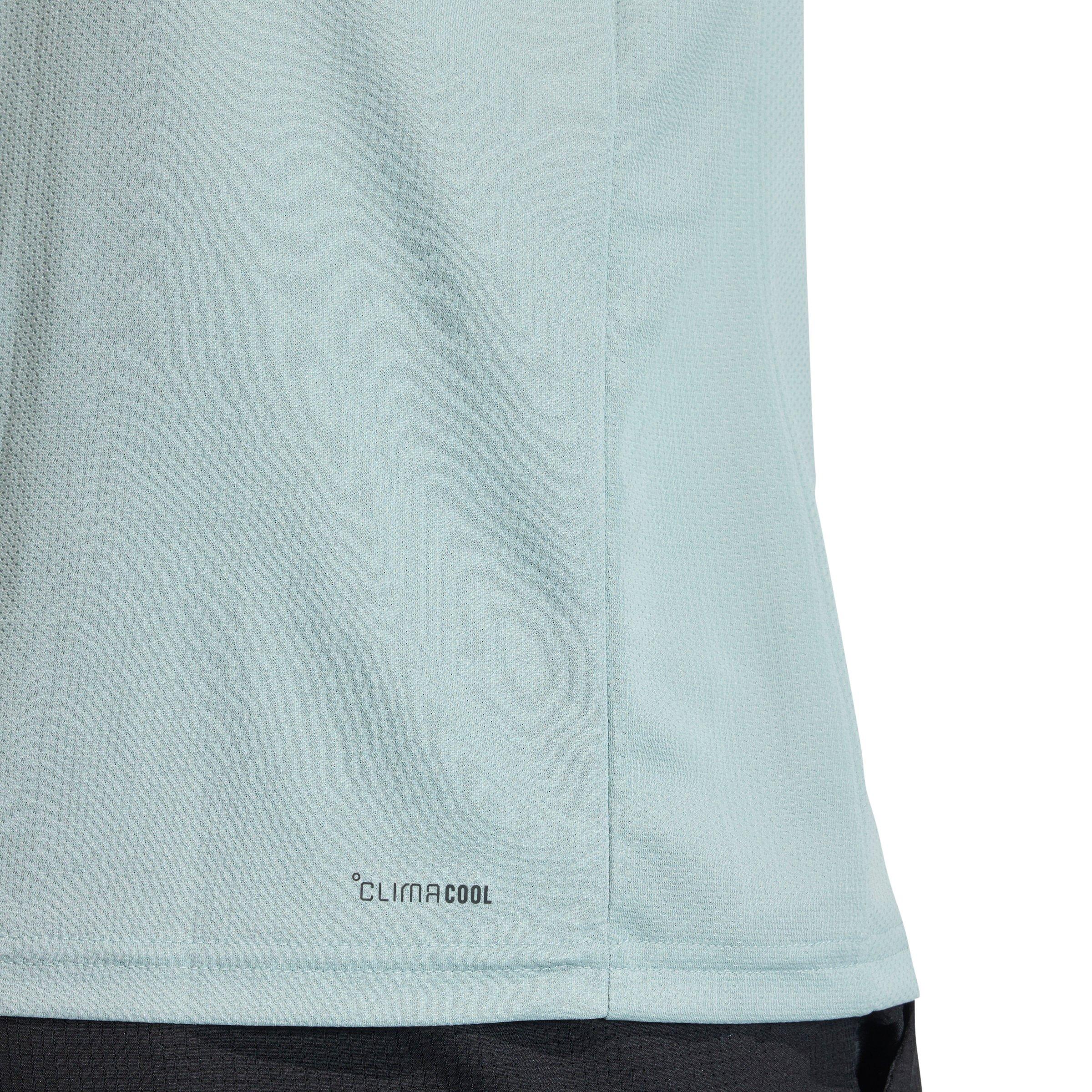 adidas Men's Workout Essentials Base T-Shirt - Green - GREEN Thumbnail View 4