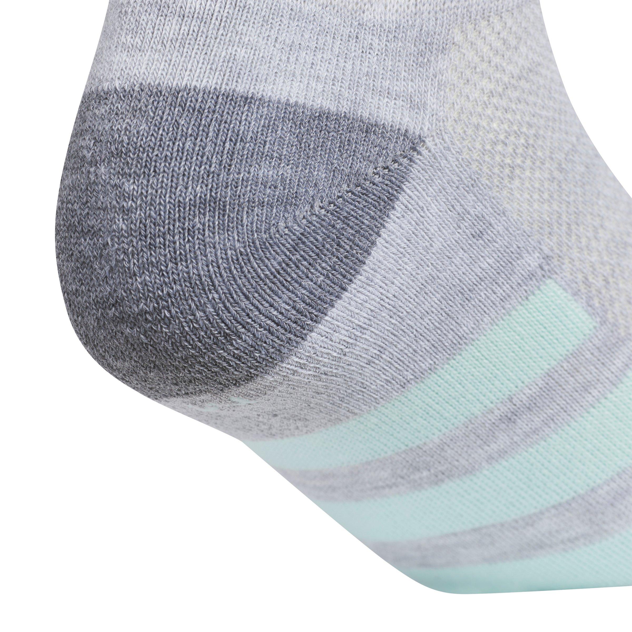 adidas Kids' Athletic Cushioned 6-Pack Quarter Multi Color Socks