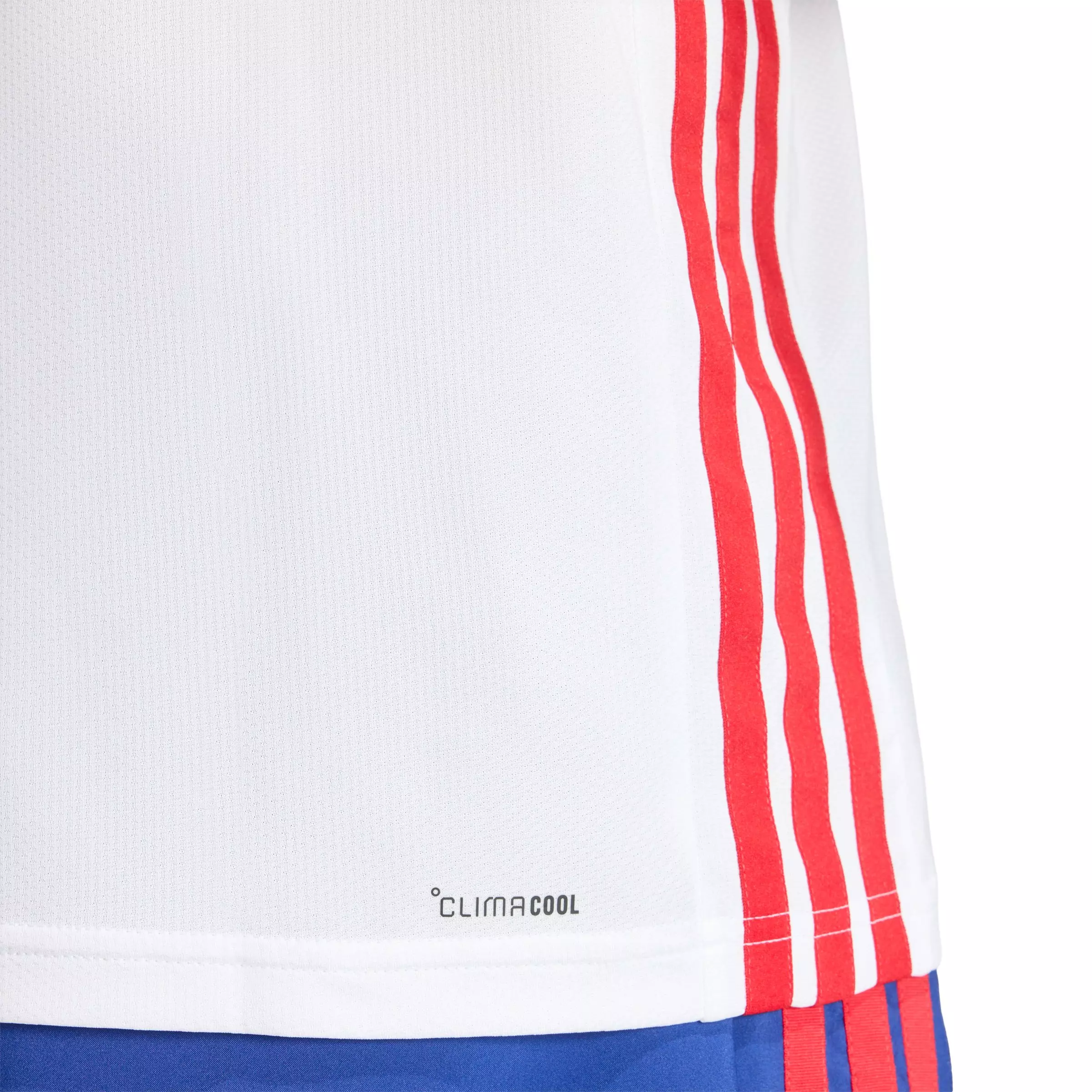 adidas Men's Workout Essentials Base 3-Stripes T-Shirt - White/Red - WHITE/RED