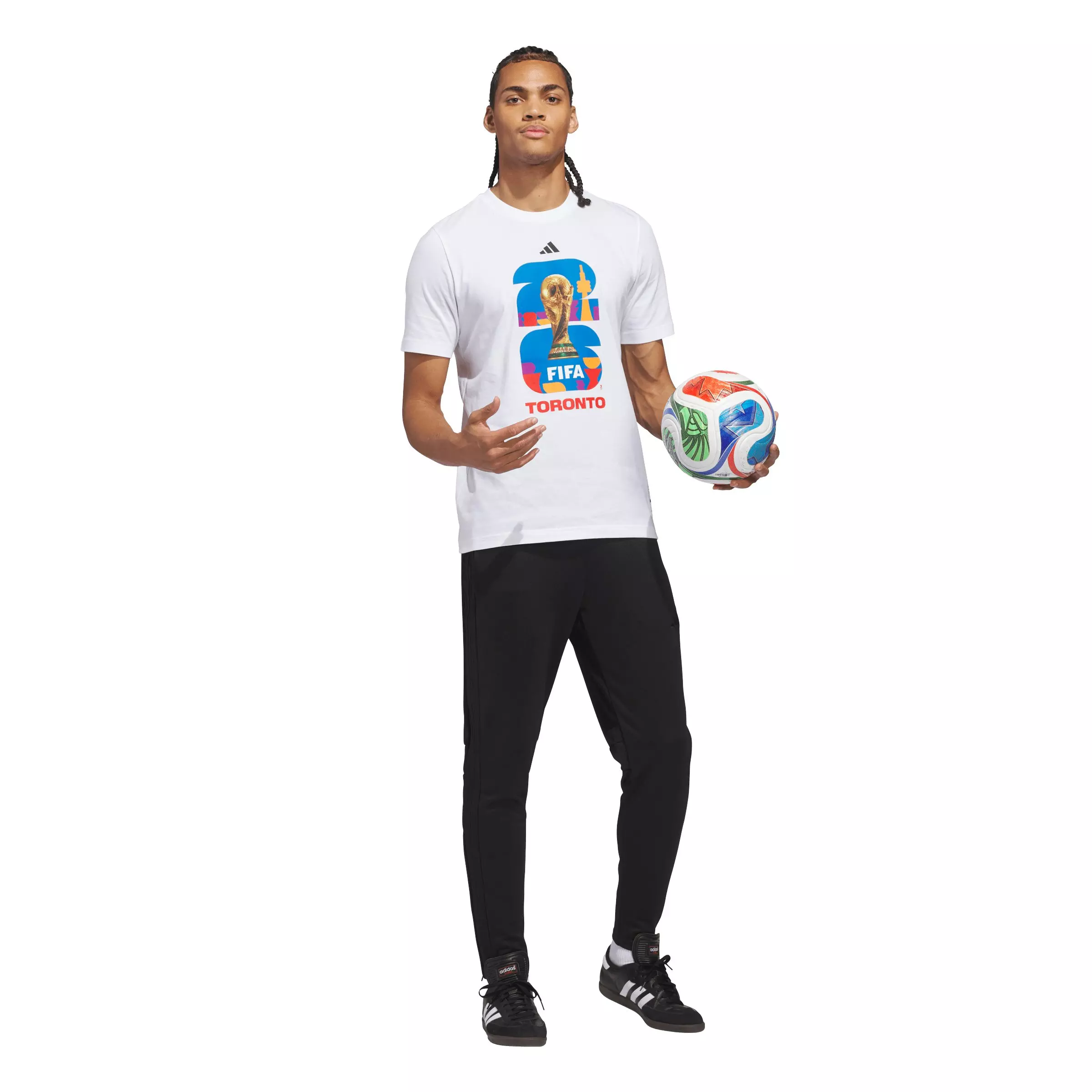 adidas Men's FIFA World Cup 26&trade; Host City Toronto Graphic T-Shirt - White - WHITE