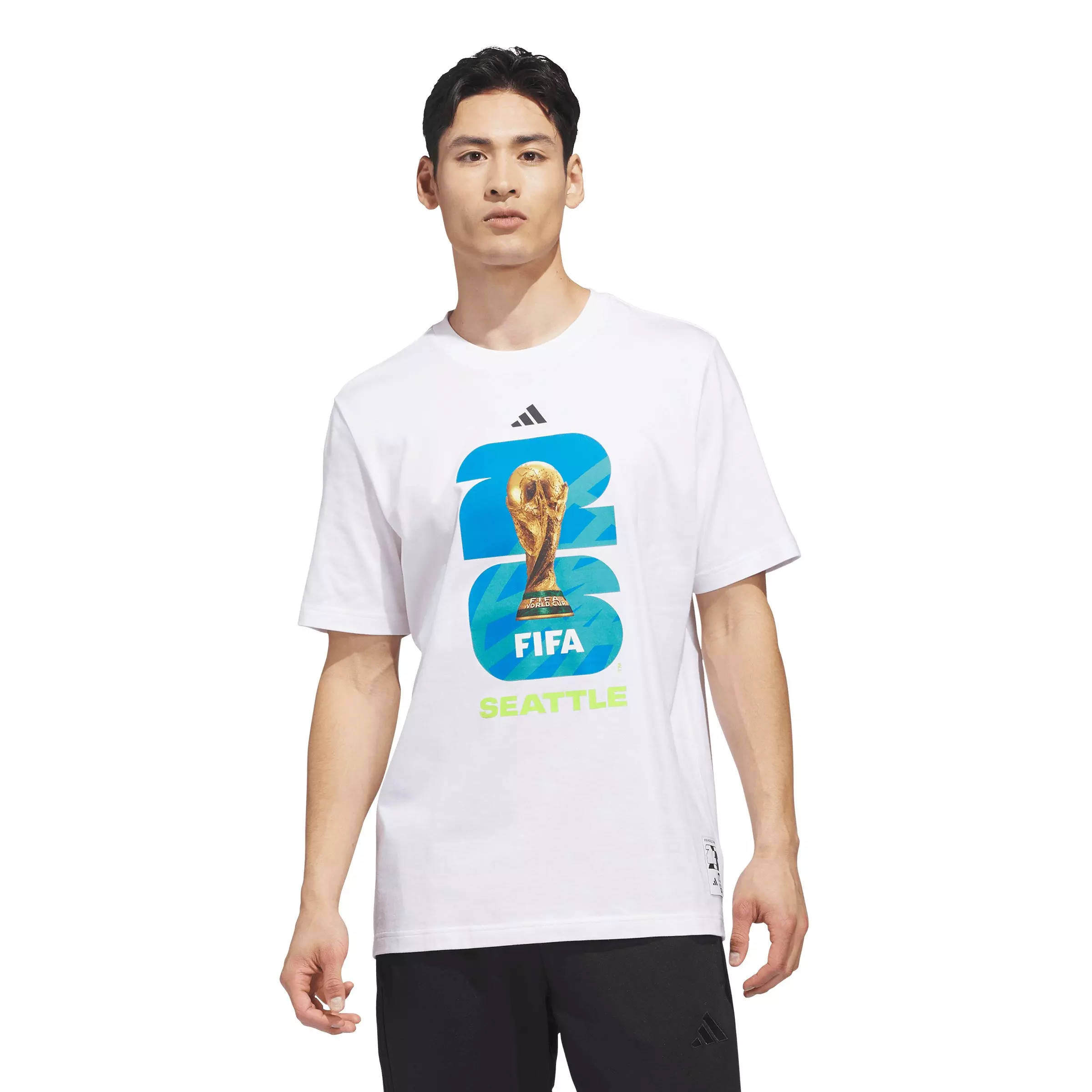 adidas Men's FIFA World Cup 26&trade; Host City Seattle Graphic T-Shirt - White - WHITE