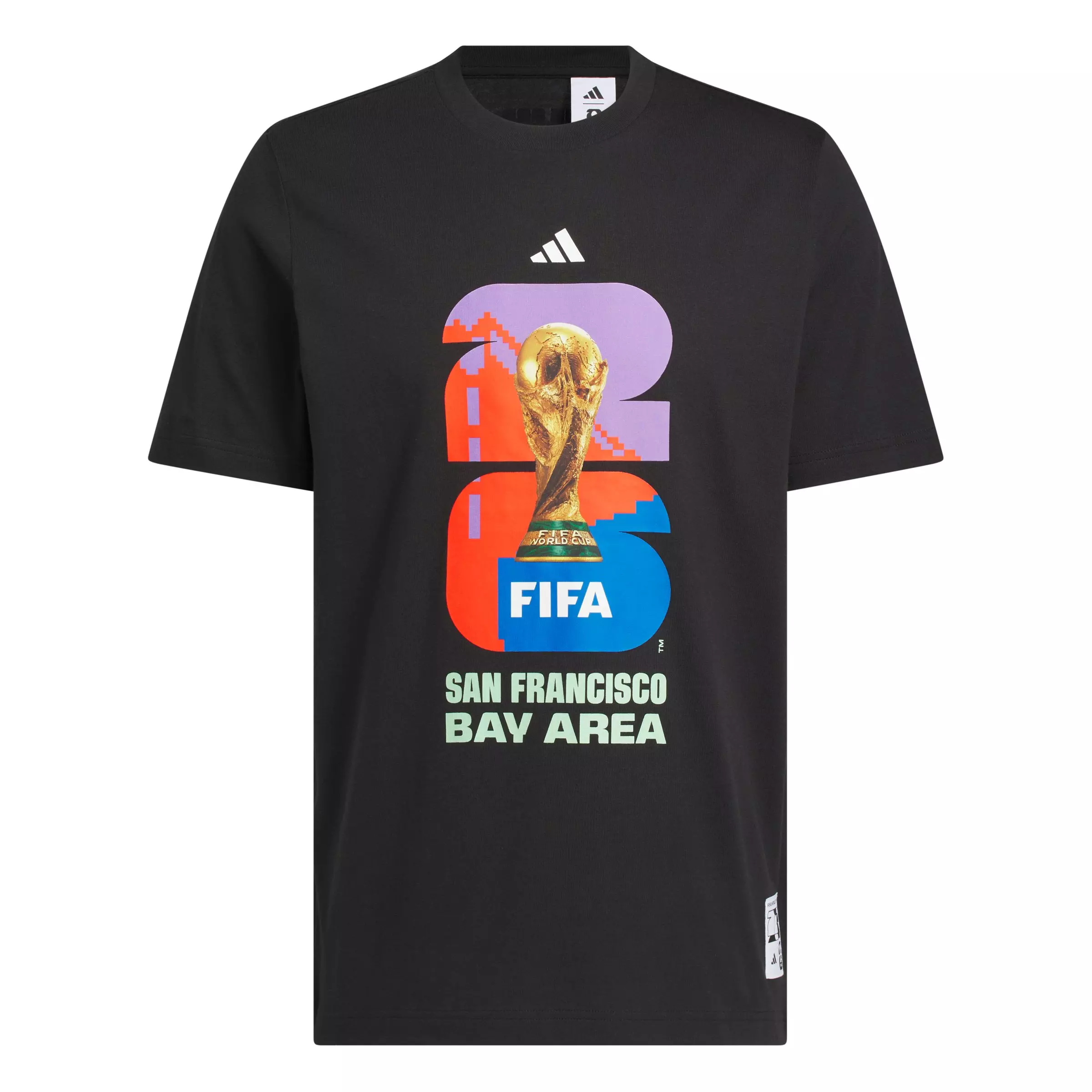 adidas Men's FIFA World Cup 26&trade; Host City San Francisco Bay Area Graphic T-Shirt - Black - BLACK