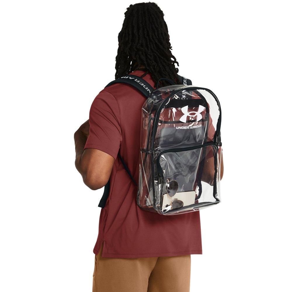 Under Armour Essential Clear Backpack-Clear - Black Thumbnail View 4