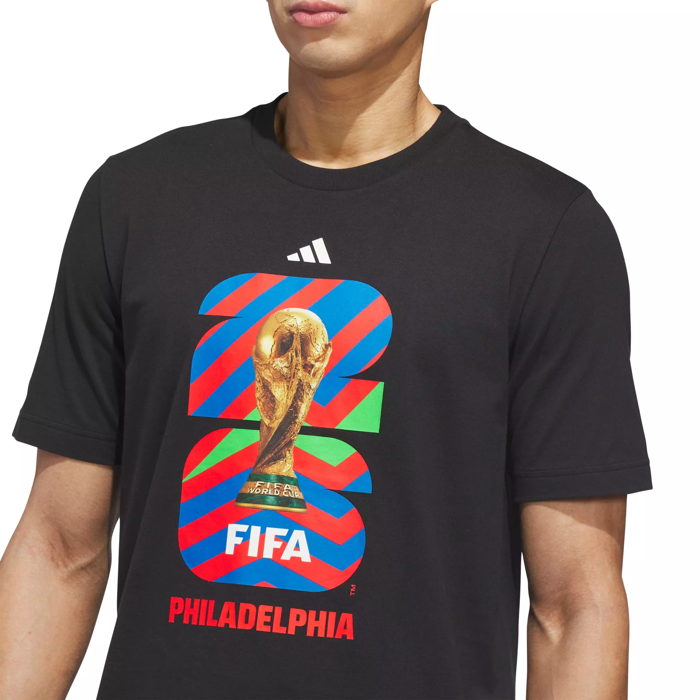 adidas Men's FIFA World Cup 26&trade; Host City Philadelphia Graphic T-Shirt - Black - BLACK