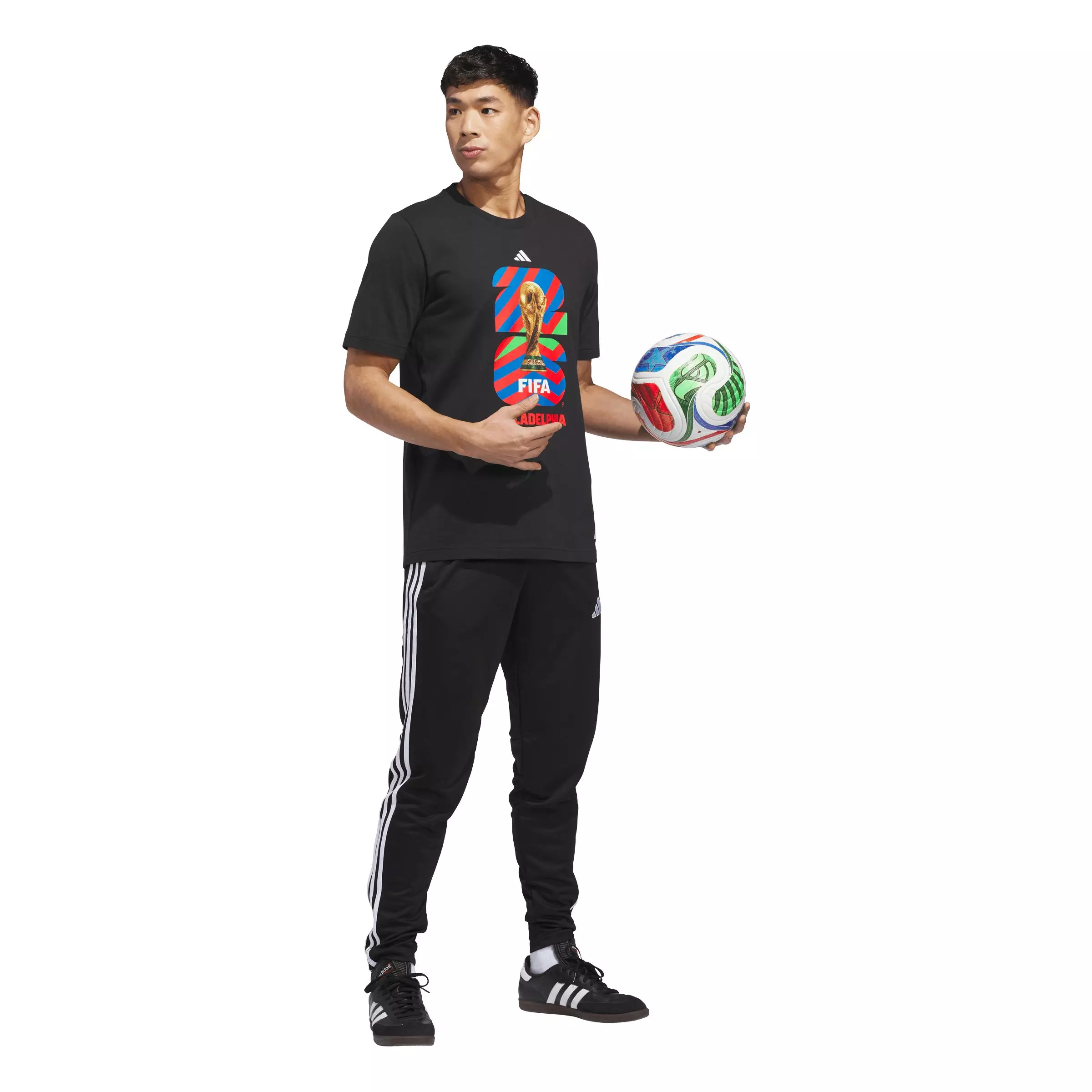 adidas Men's FIFA World Cup 26&trade; Host City Philadelphia Graphic T-Shirt - Black - BLACK