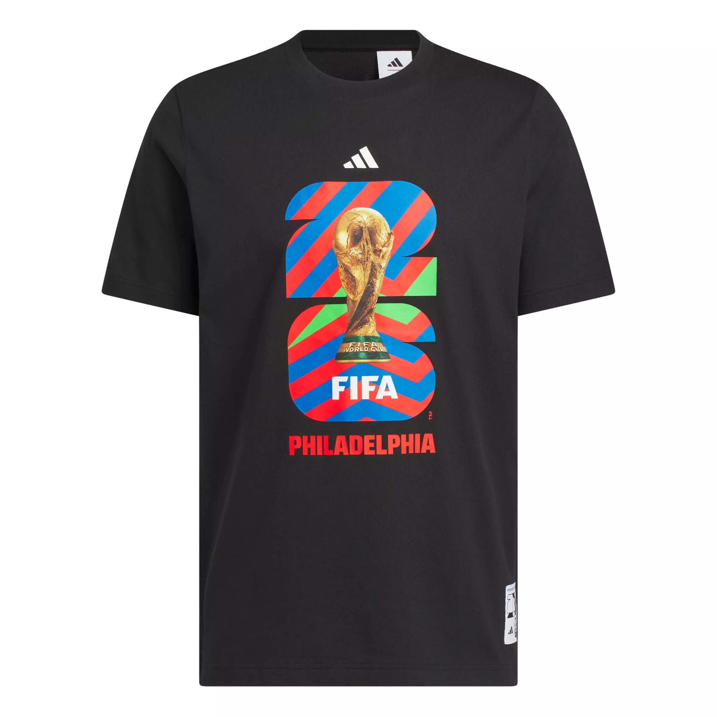 adidas Men's FIFA World Cup 26&trade; Host City Philadelphia Graphic T-Shirt - Black - BLACK