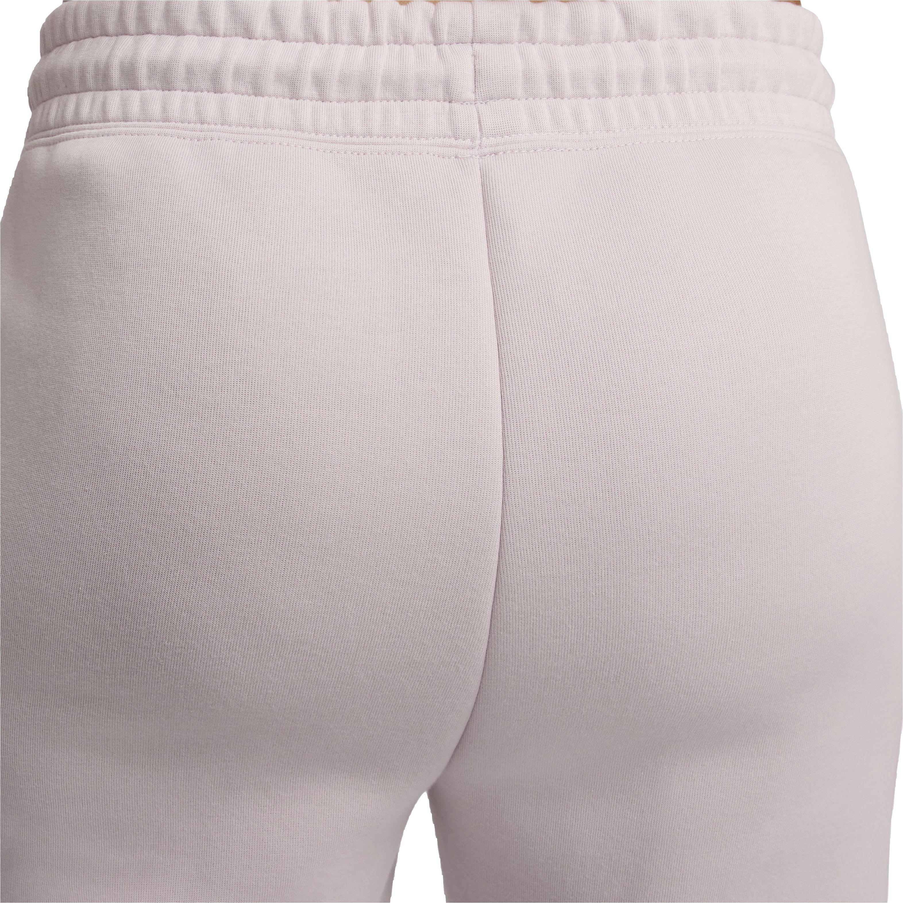 Nike Women's Sportswear Tech Fleece Mid-Rise Joggers - LT GREY Thumbnail View 7