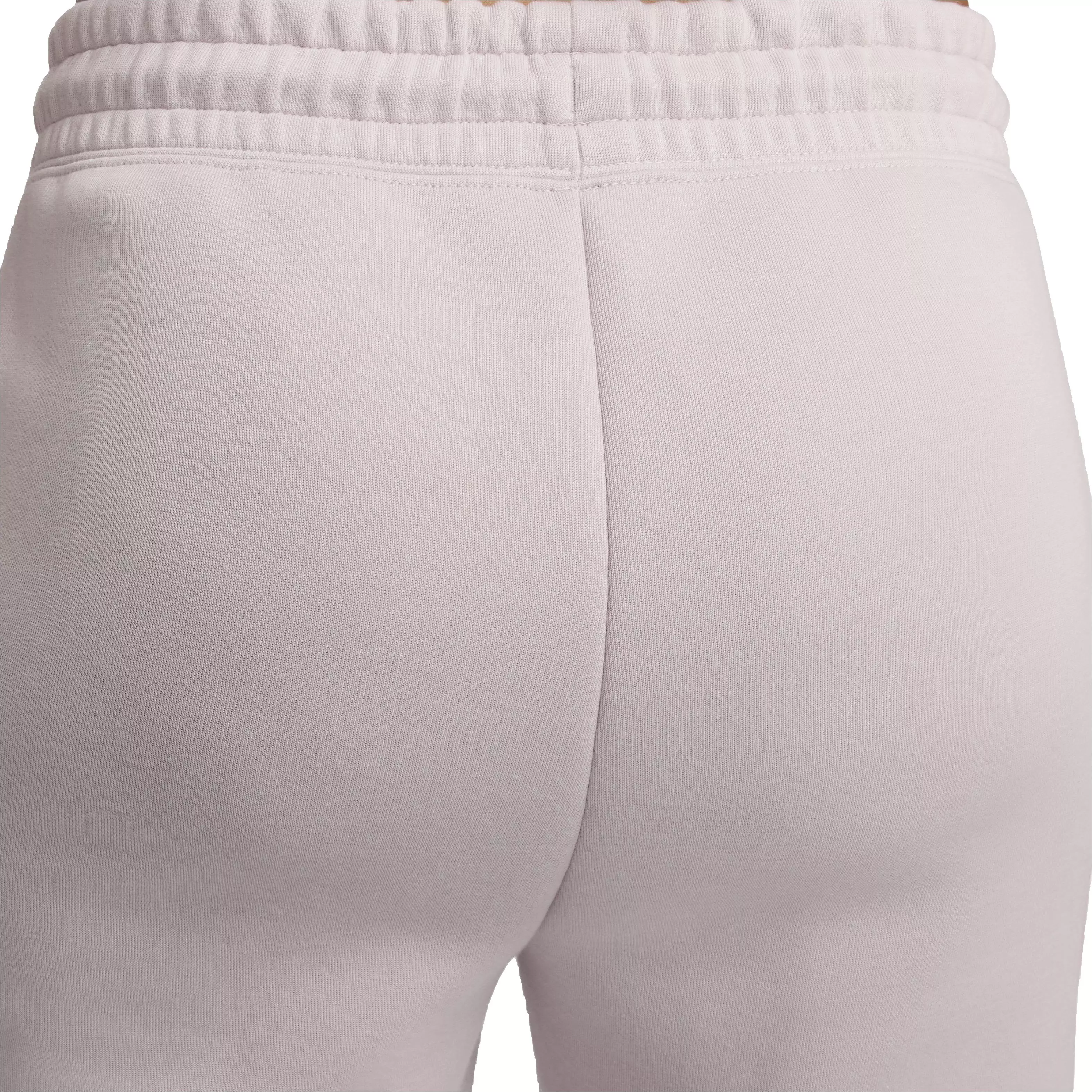 Nike Women's Sportswear Tech Fleece Mid-Rise Ribbed Joggers - LT GREY