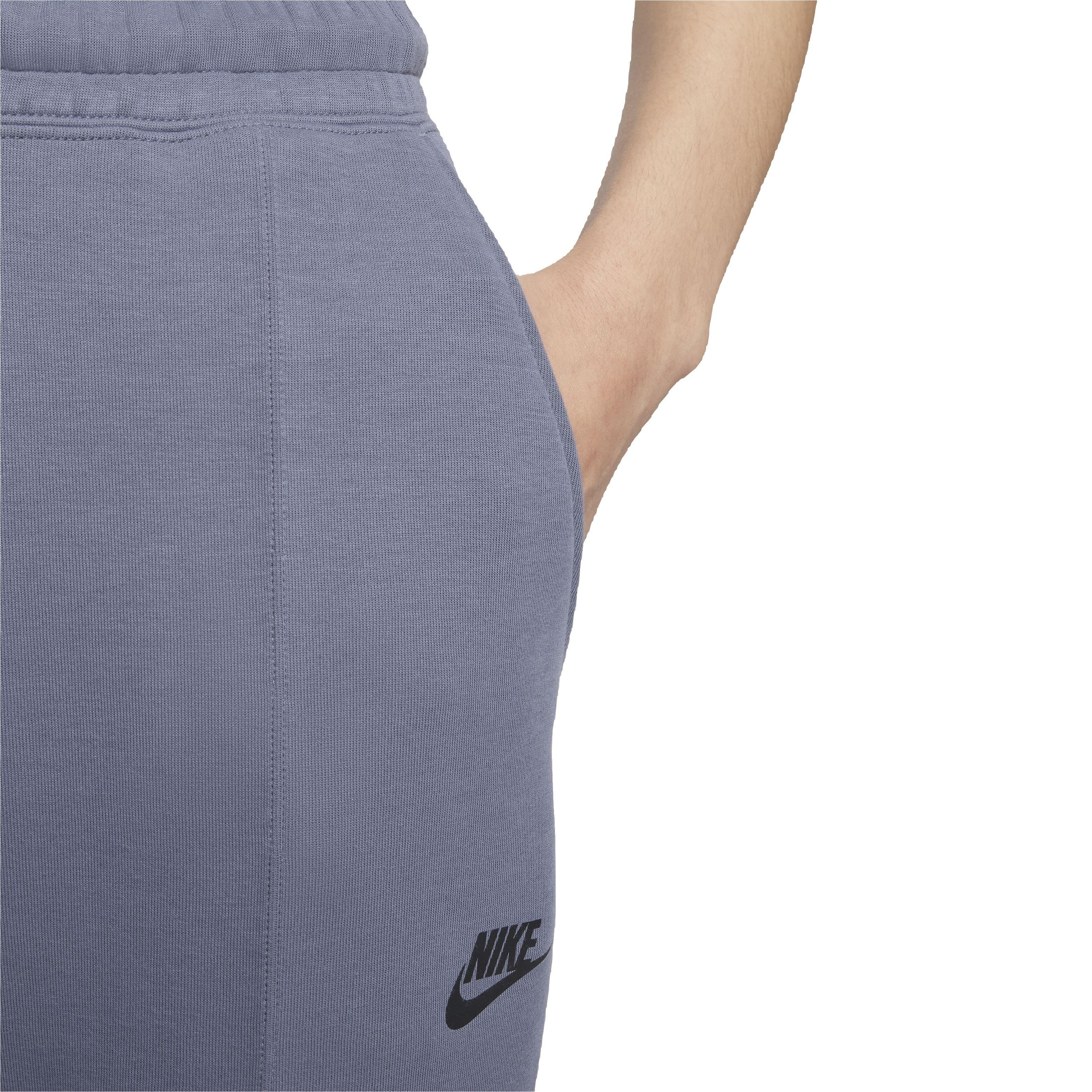 Nike Women's Sportswear Tech Fleece Mid-Rise Joggers - DK GREY Thumbnail View 4
