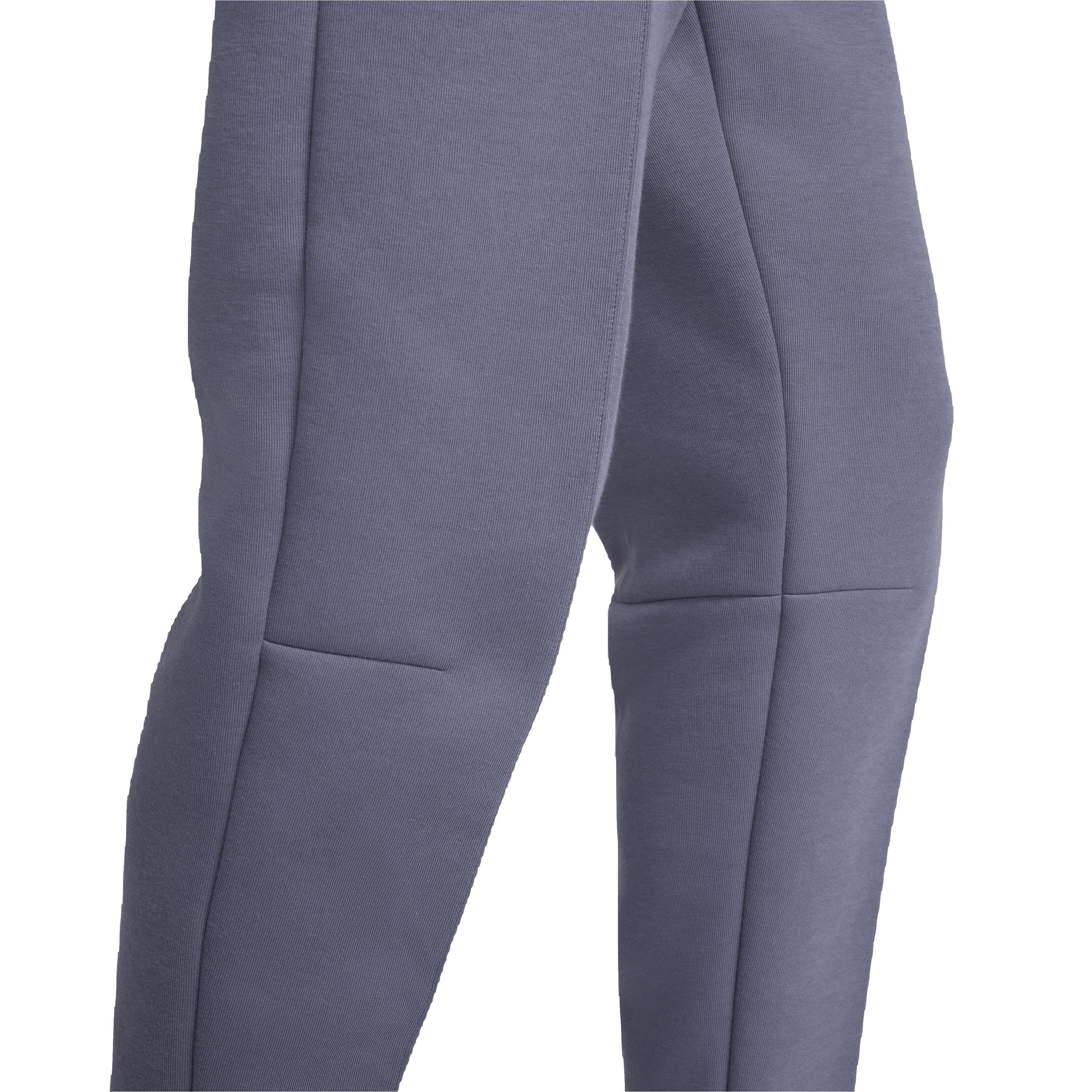 Nike Women's Sportswear Tech Fleece Mid-Rise Ribbed Joggers - DK GREY Thumbnail View 6
