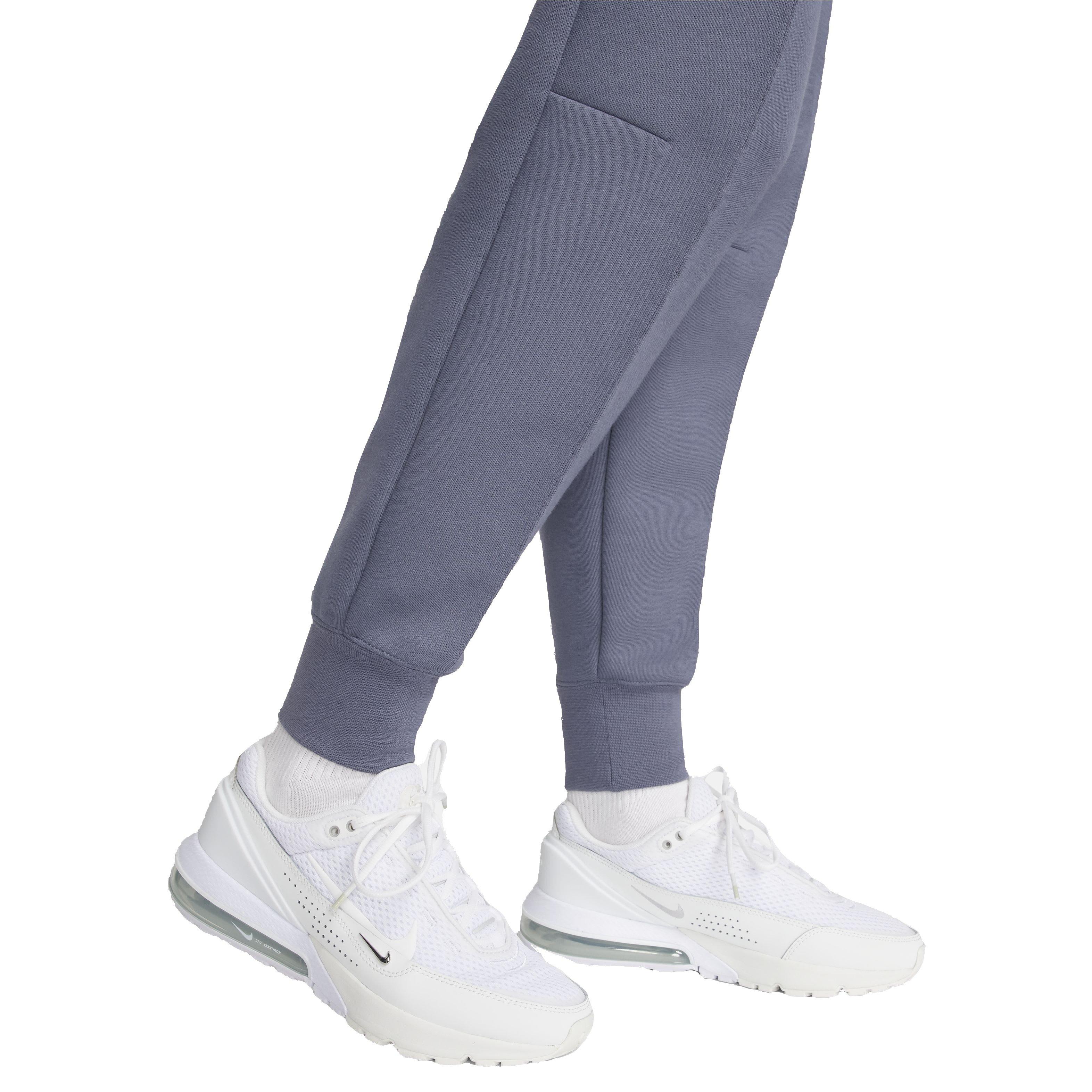 Nike Women's Sportswear Tech Fleece Mid-Rise Joggers - DK GREY Thumbnail View 8