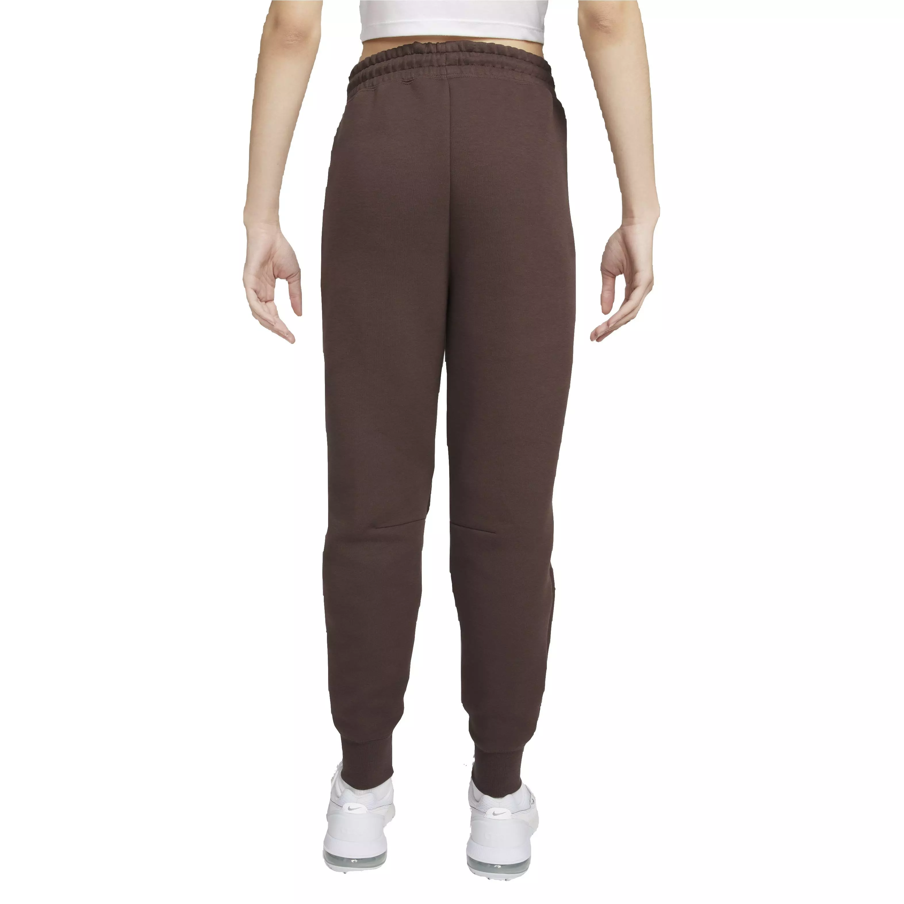 Nike Women's Sportswear Tech Fleece Mid-Rise Joggers - BROWN