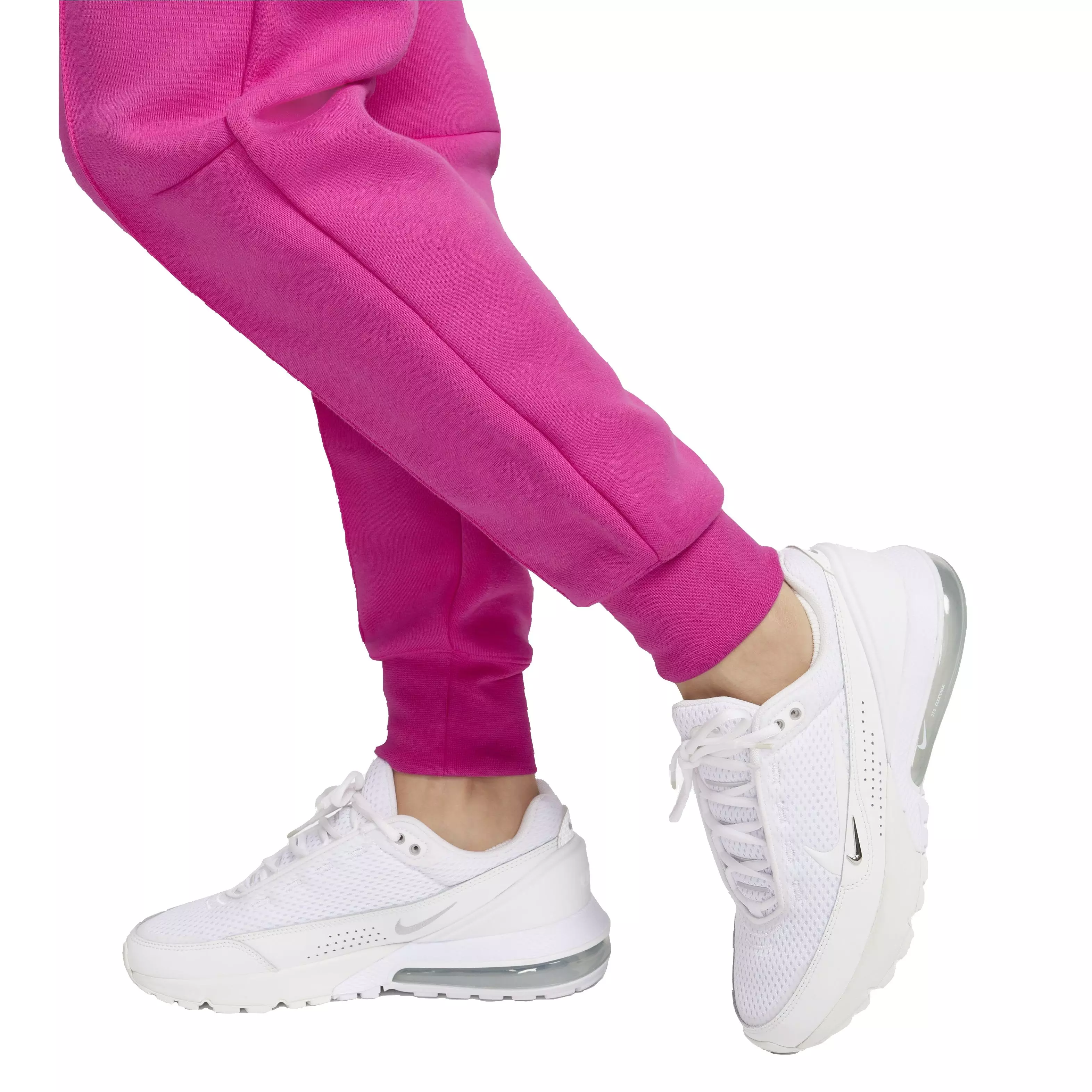 Nike Women's Sportswear Tech Fleece Mid-Rise Joggers - PINK