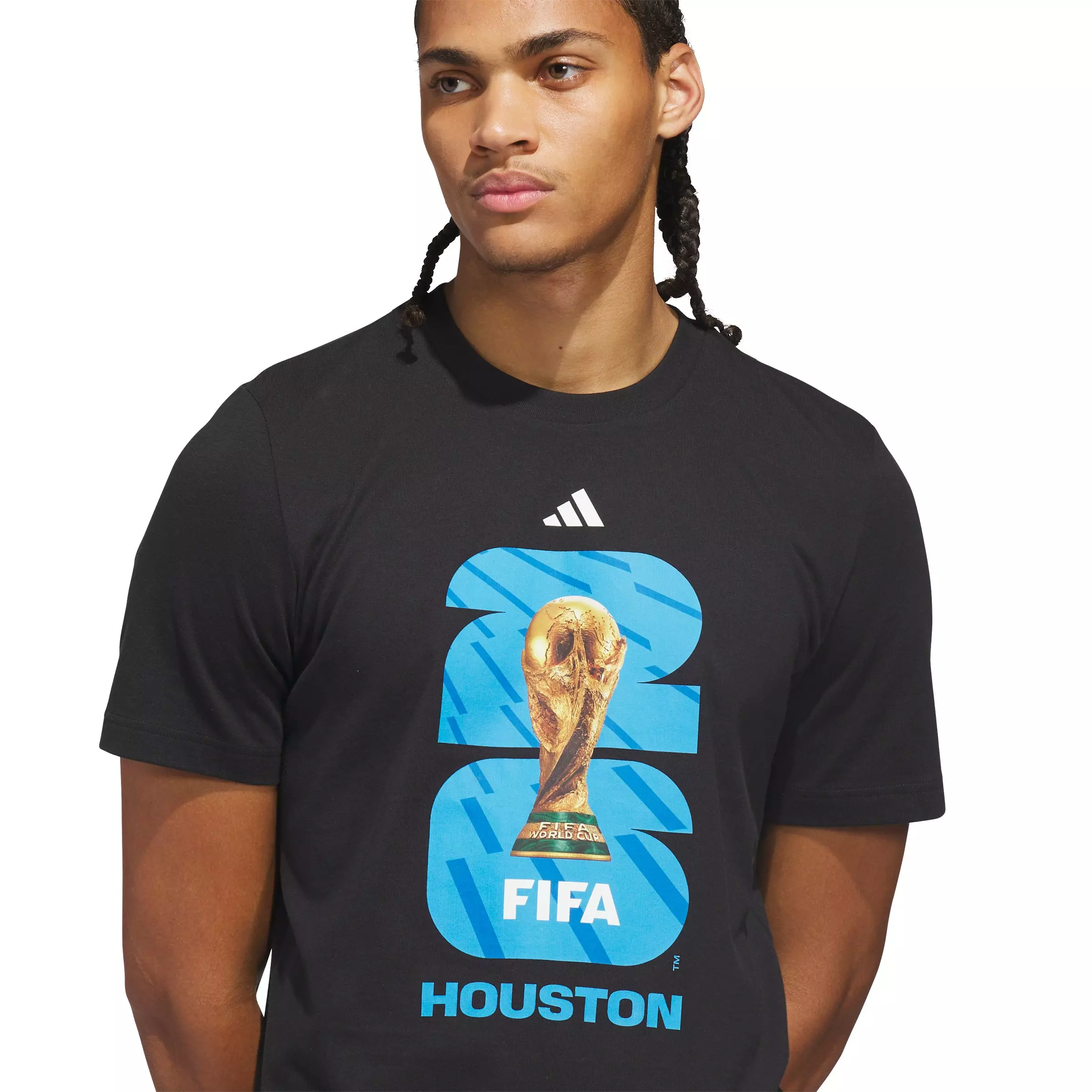 adidas Men's FIFA World Cup 26&trade; Host City Houston Graphic T-Shirt - Black - BLACK