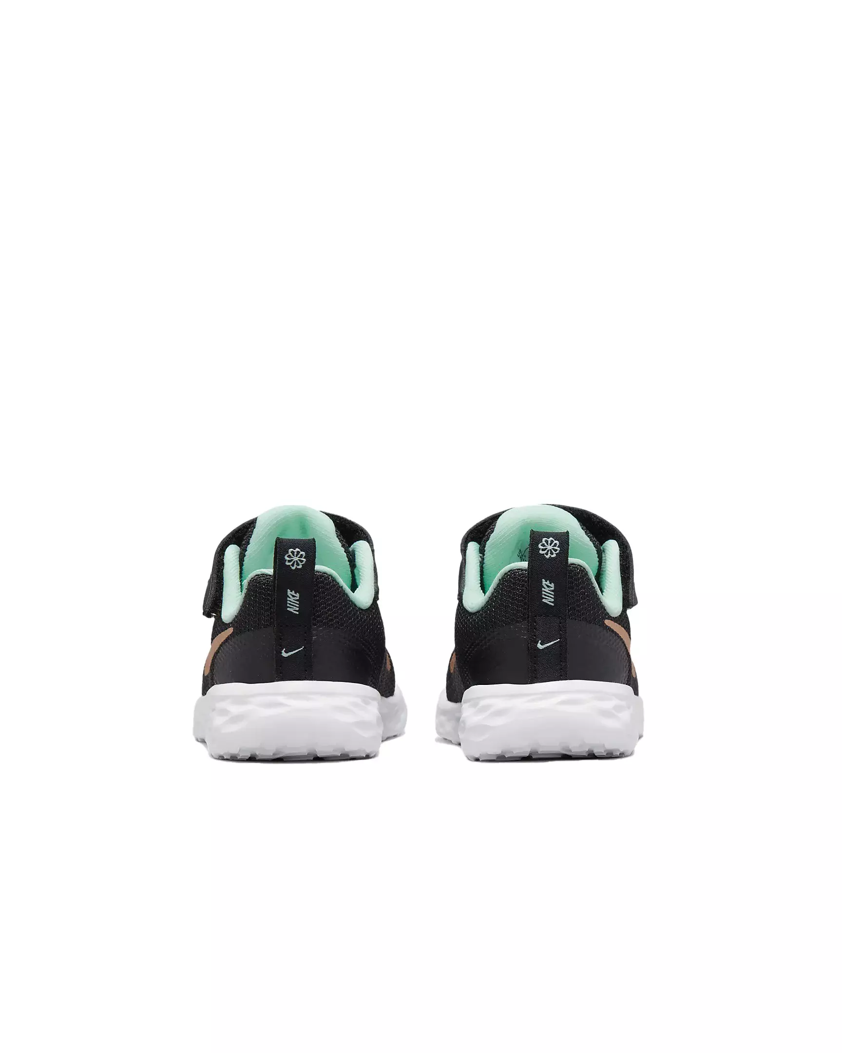 Nike Revolution 6 "Black/Mint Foam/Canyon Purple/Metallic Red Bronze" Infant Boys' Running Shoe - BLACK