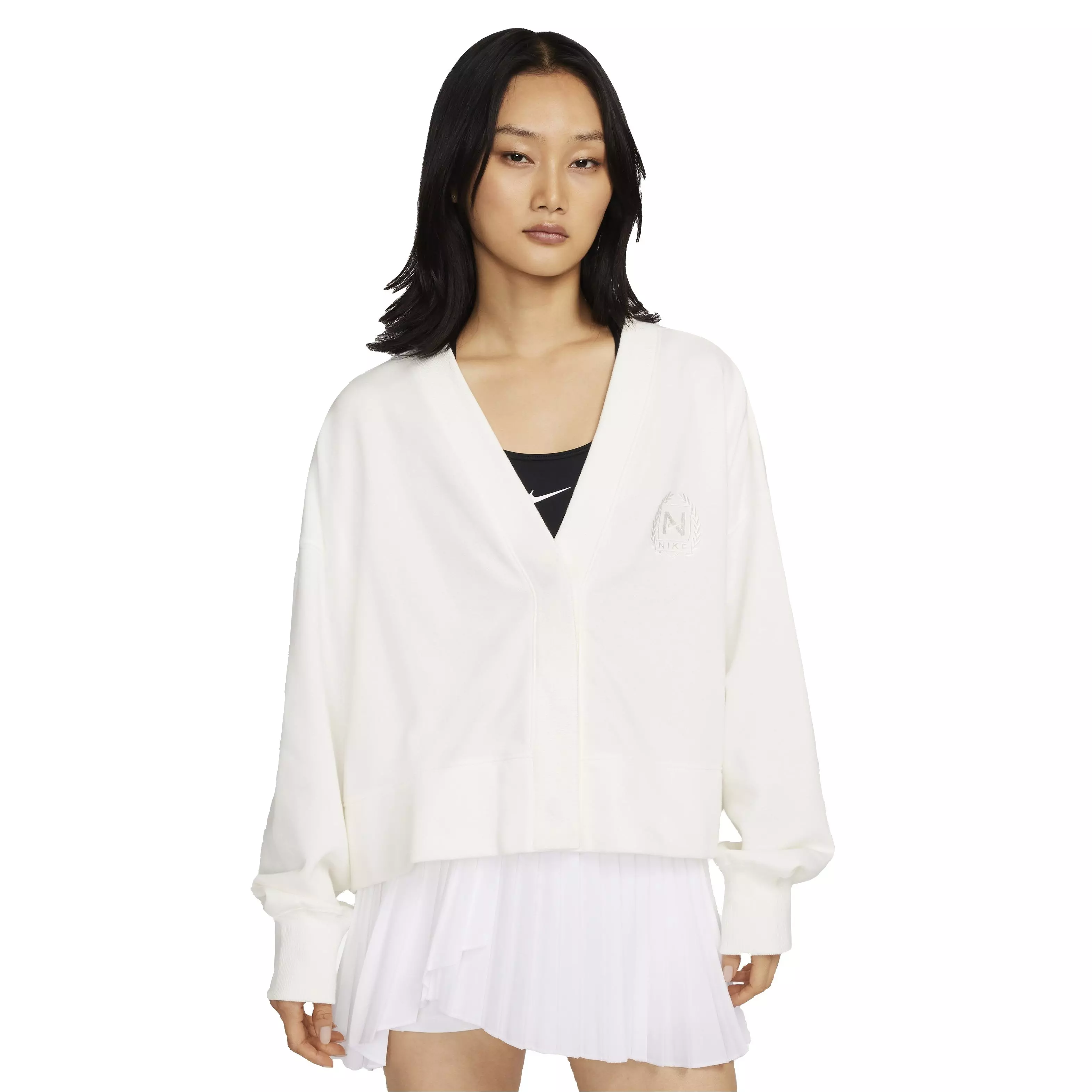 Nike Women's Sportswear Over-Oversized Cardigan - WHITE