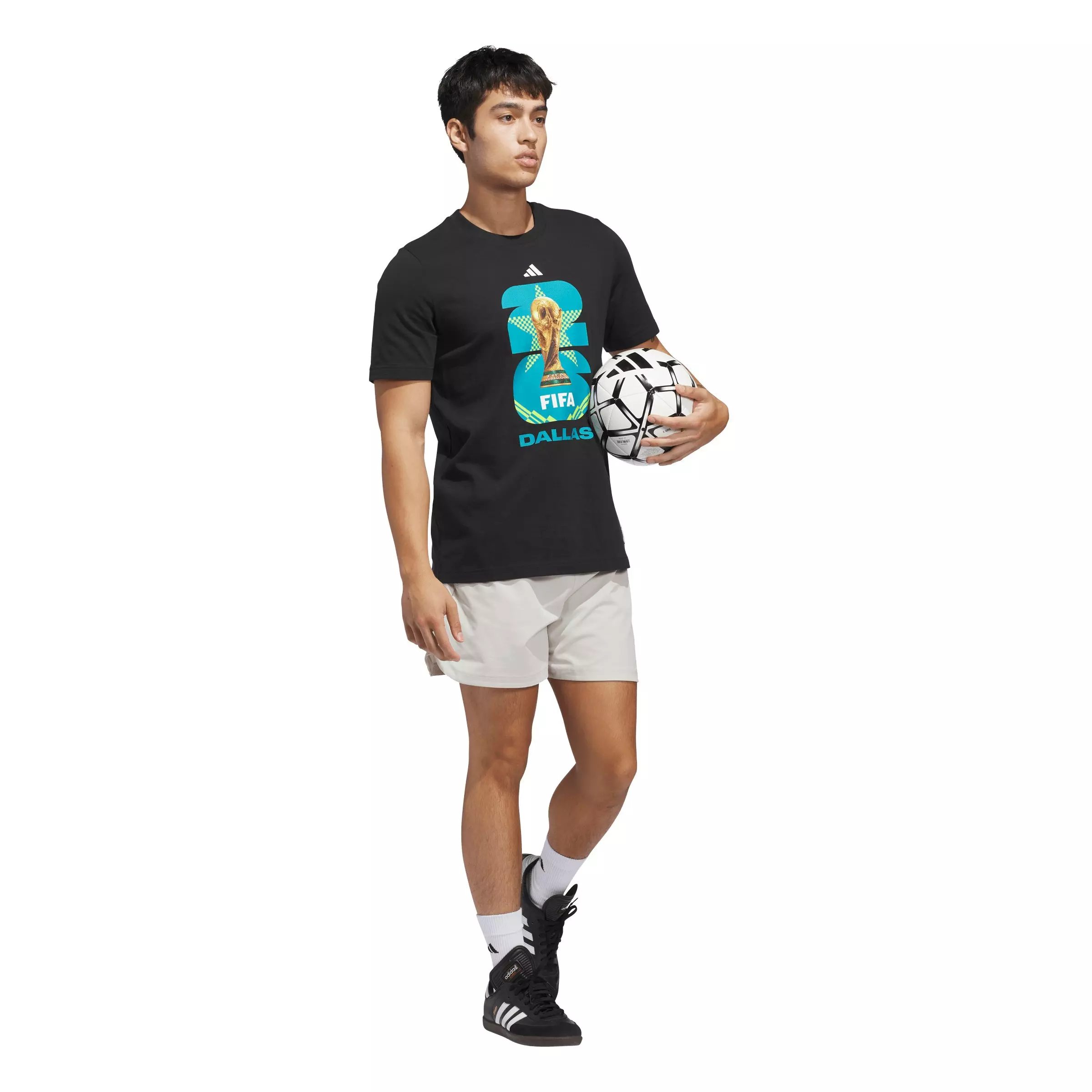 adidas Men's FIFA World Cup 26&trade; Host City Dallas Graphic T-Shirt - Black - BLACK