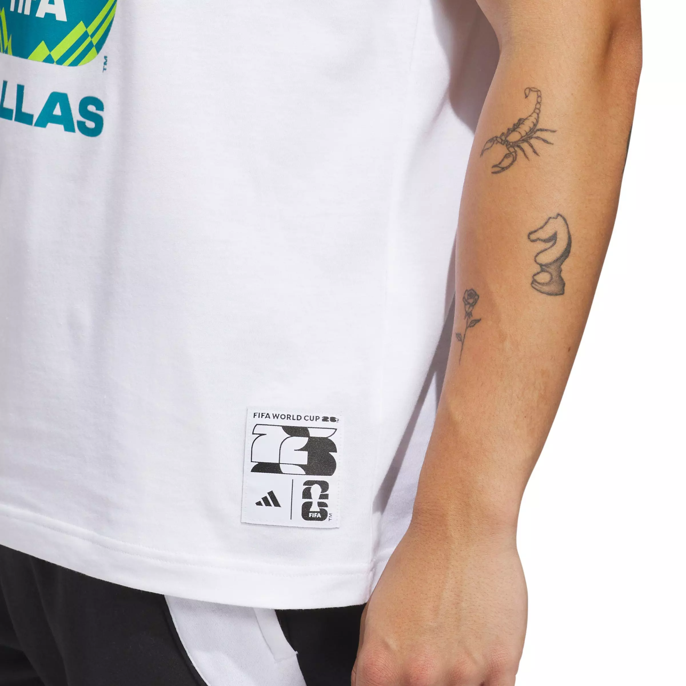 adidas Men's FIFA World Cup 26&trade; Host City Dallas Graphic T-Shirt - White - WHITE